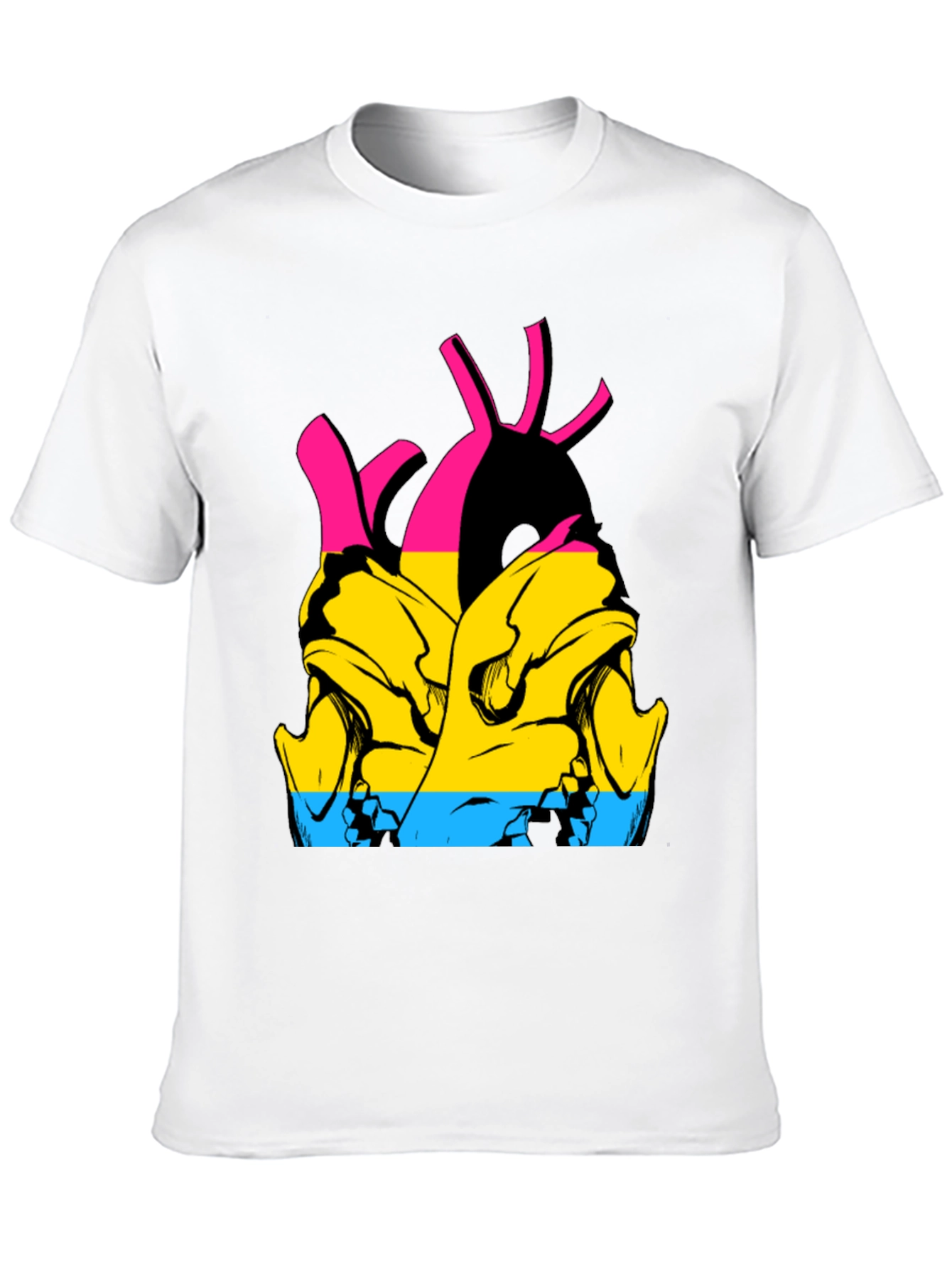 Pansexual Pride Anatomical Heart T-Shirt