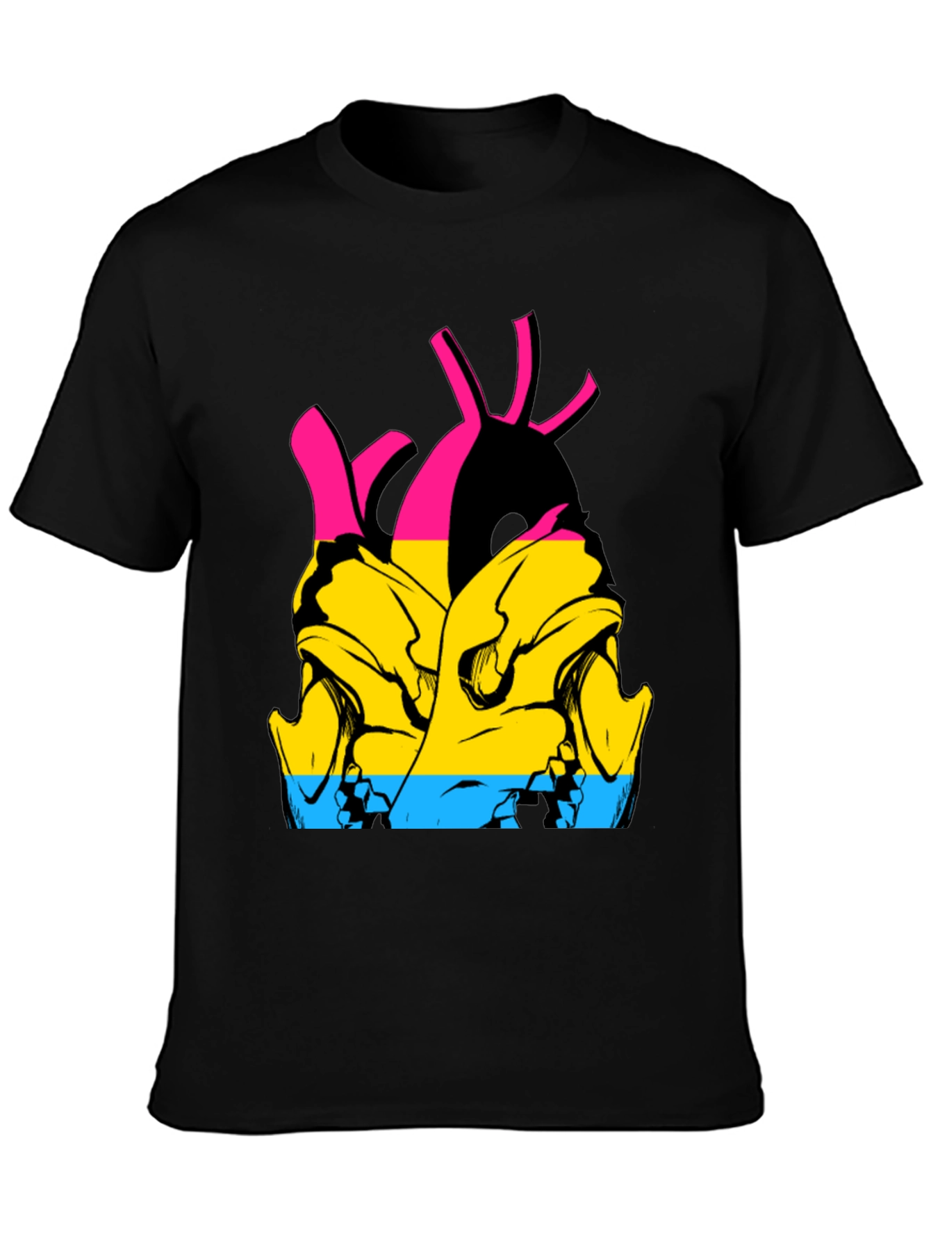 Pansexual Pride Anatomical Heart T-Shirt