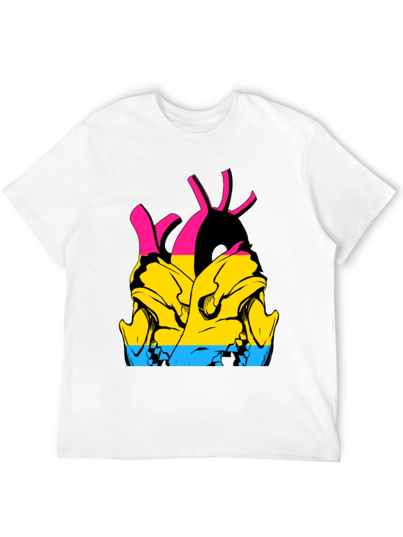 Pansexual Pride Anatomical Heart T-Shirt