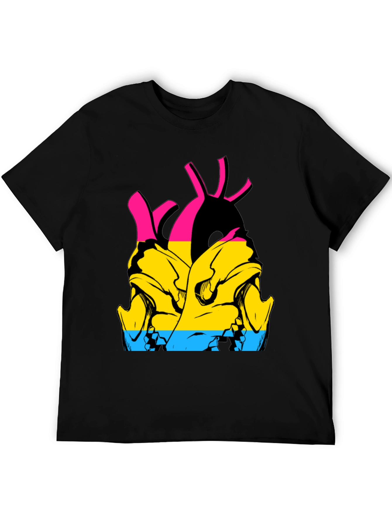 Pansexual Pride Anatomical Heart T-Shirt