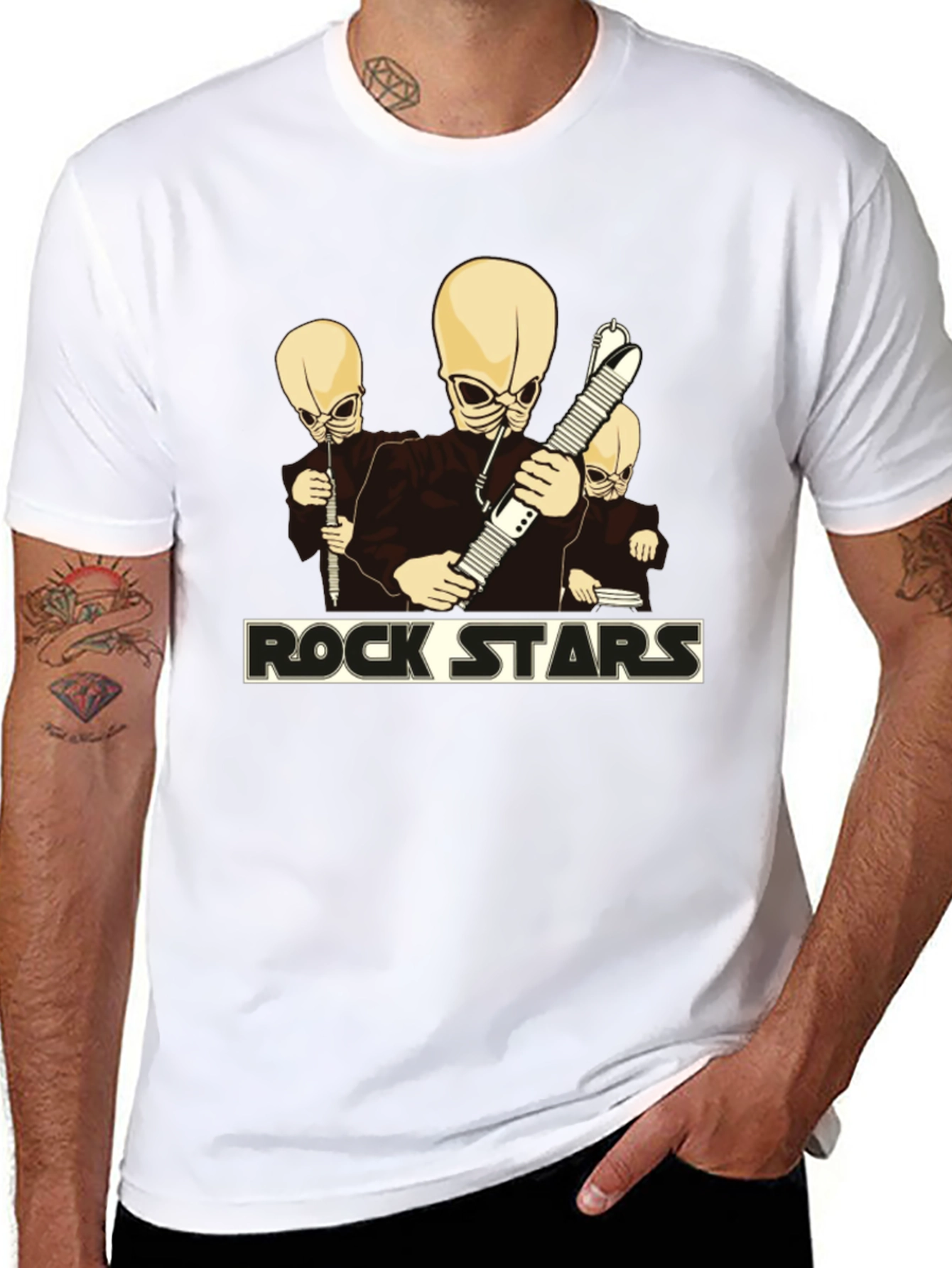 Cantina Band Rock Stars T-Shirt - Black