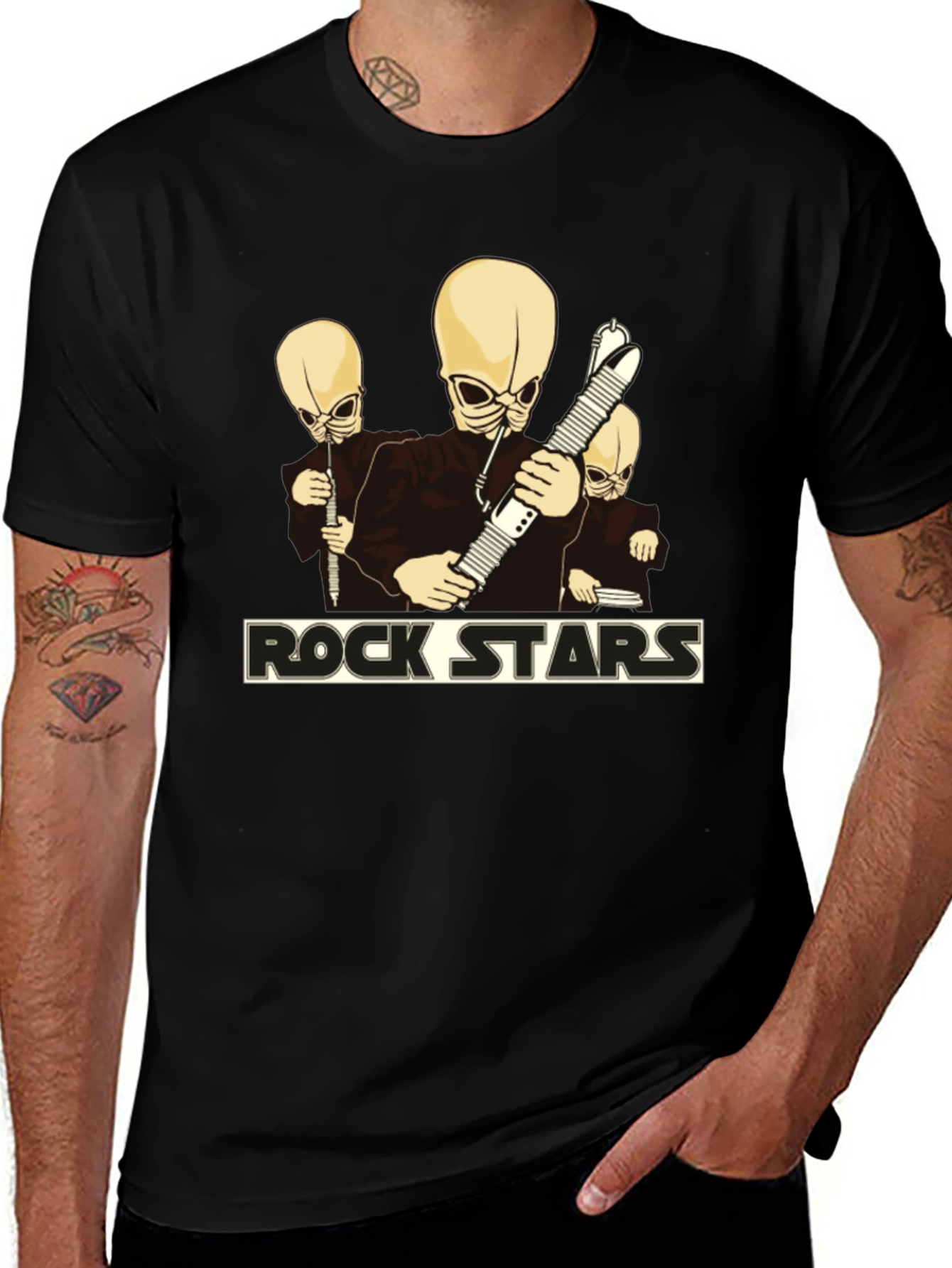 Cantina Band Rock Stars T-Shirt - Black