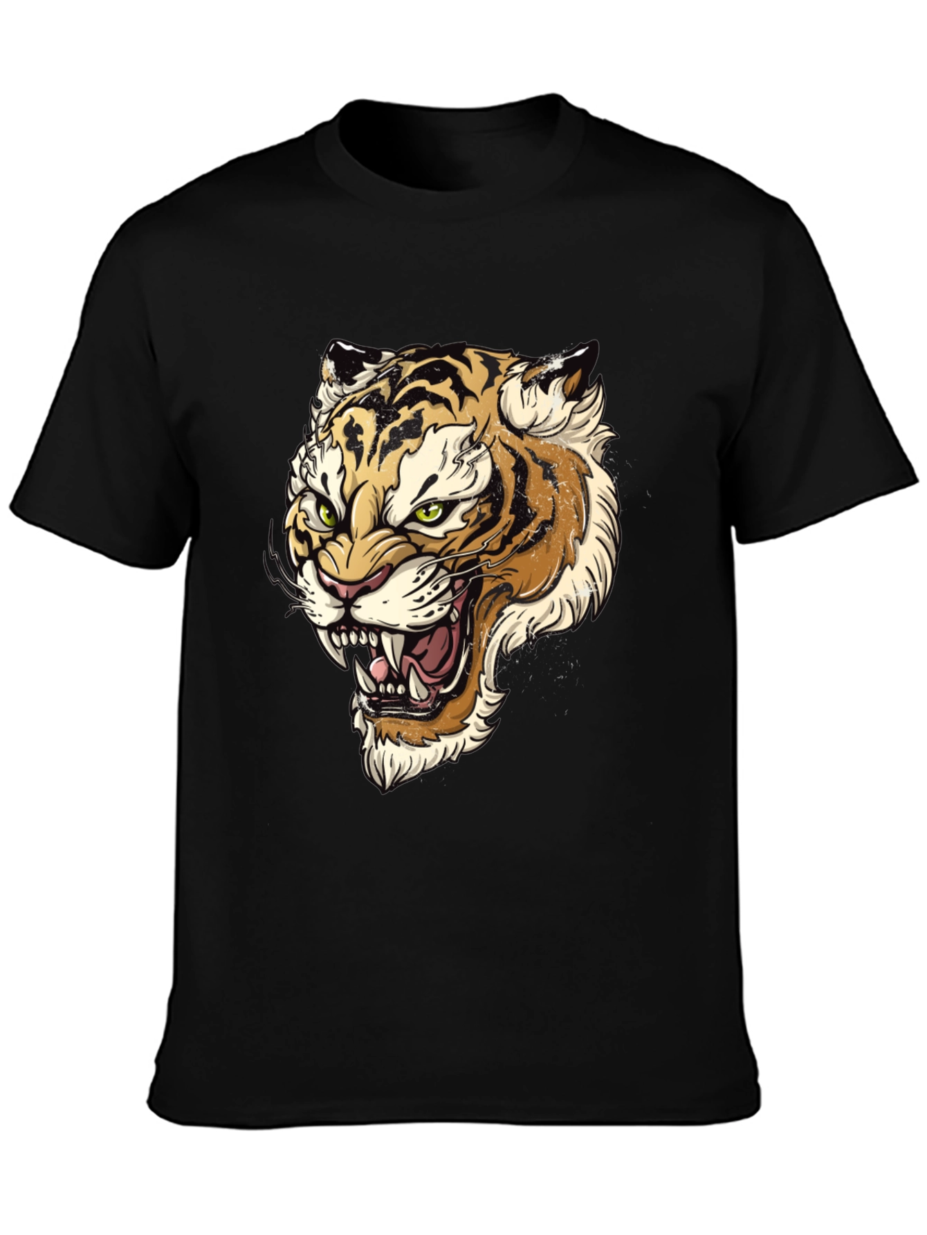 Tiger Graphic Print Mens T-Shirt