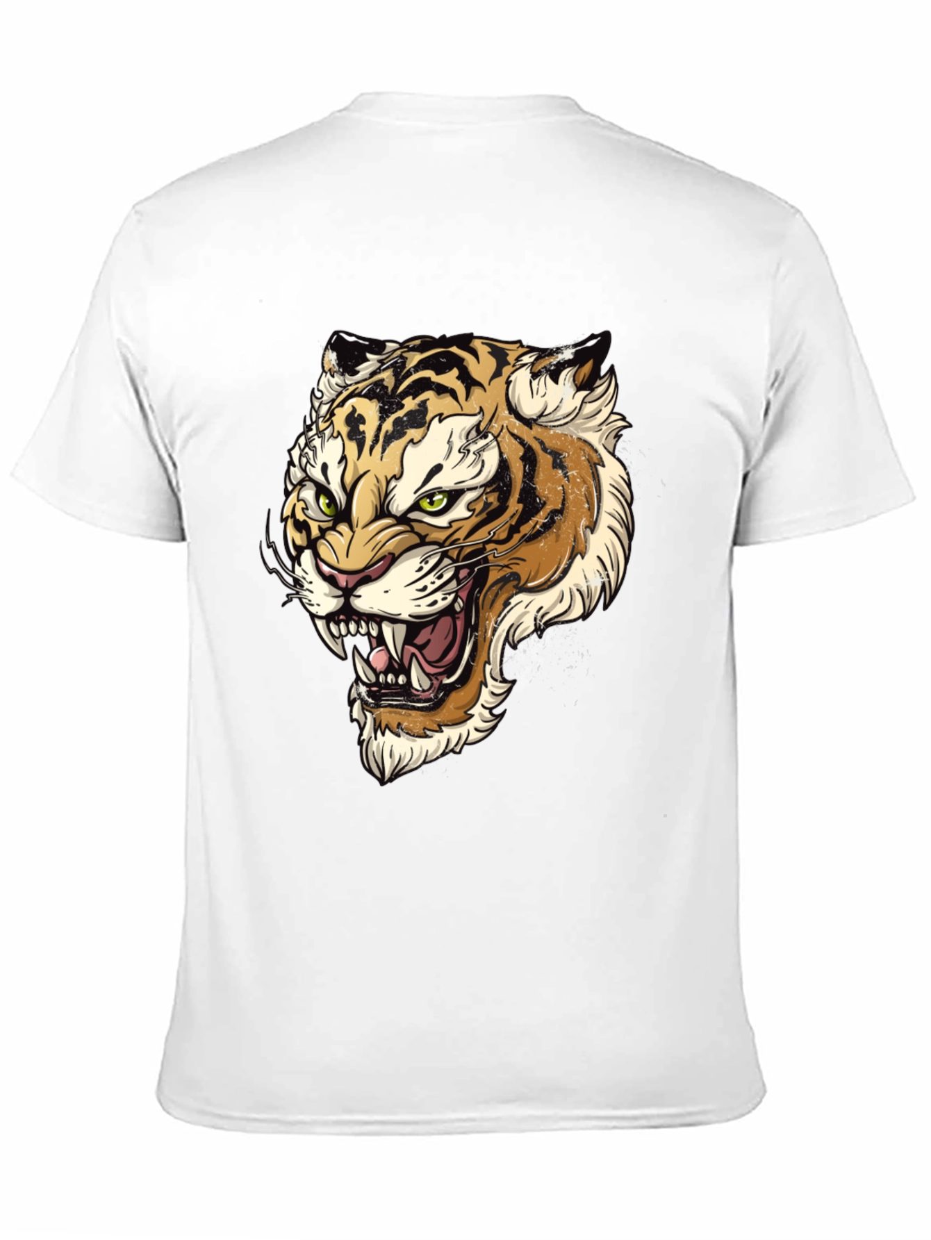 Tiger Graphic Print Mens T-Shirt