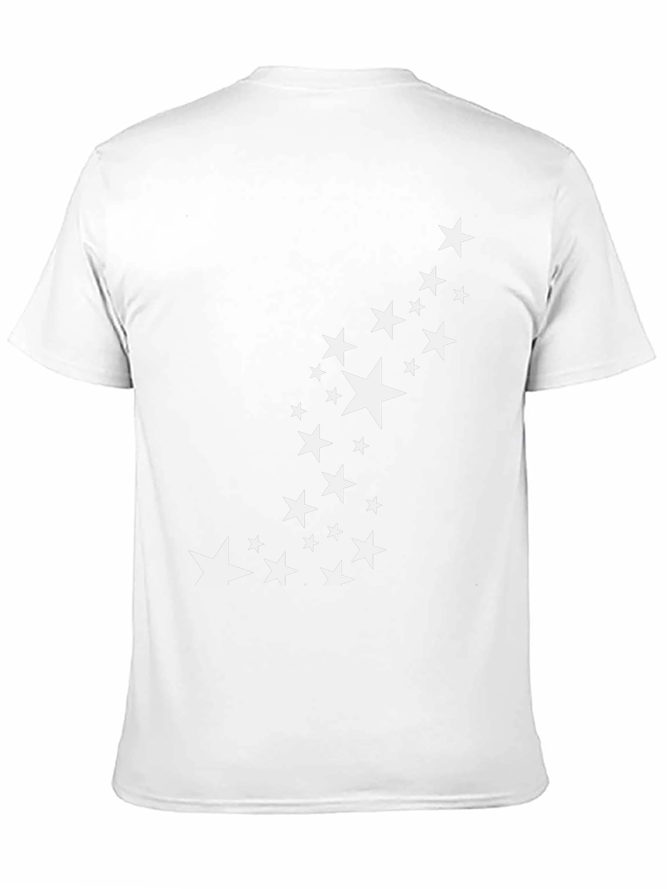 Stylish Black Tee with Star Graphic