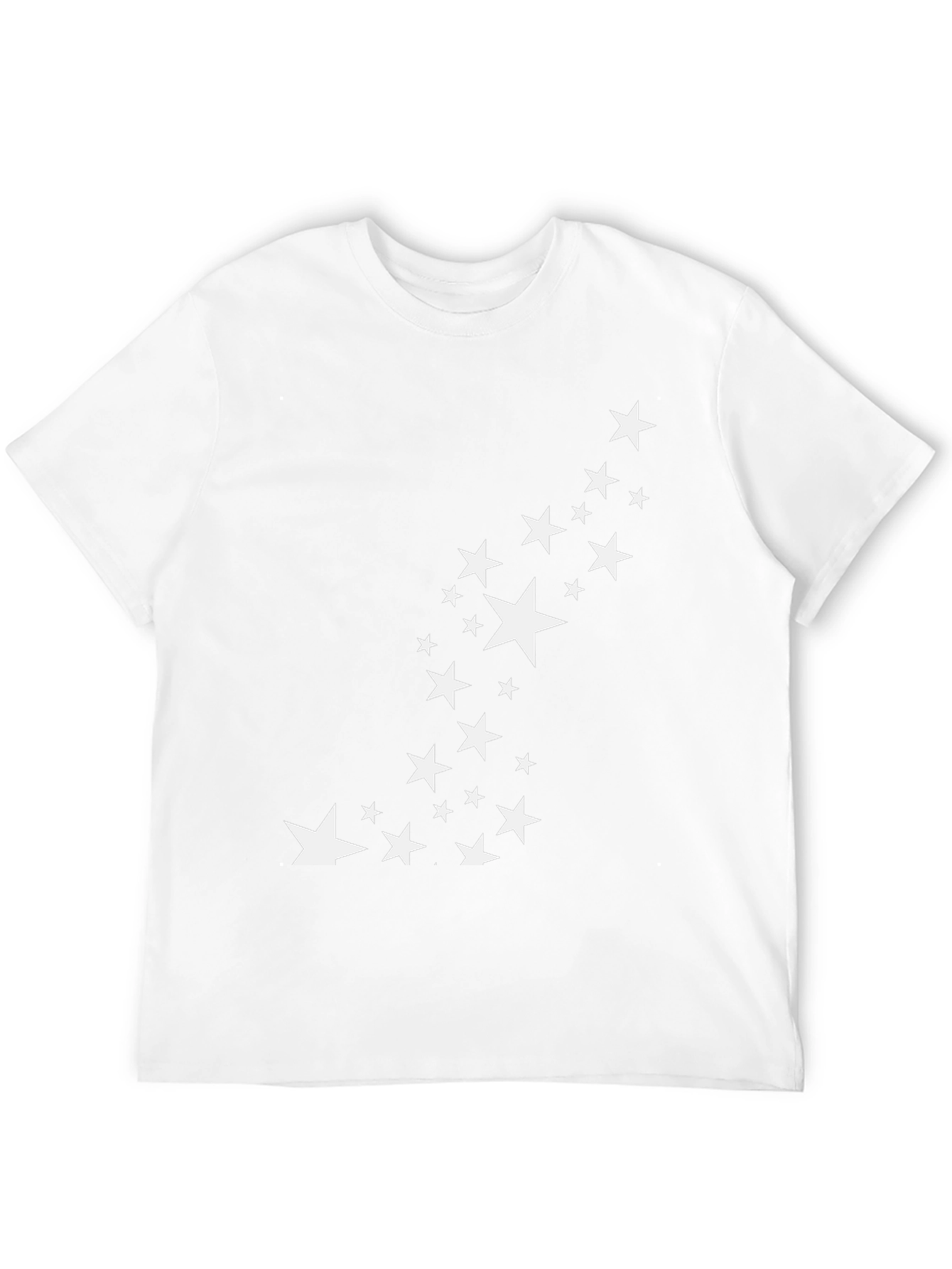Stylish Black Tee with Star Graphic