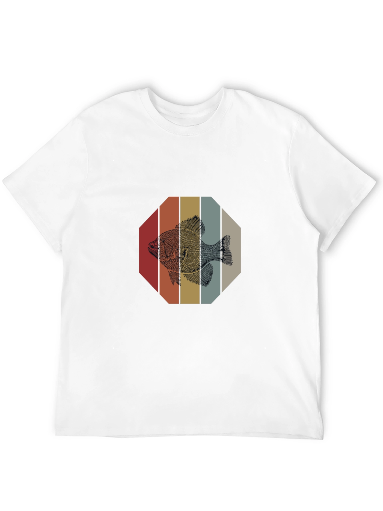 Retro Fish Graphic T-Shirt