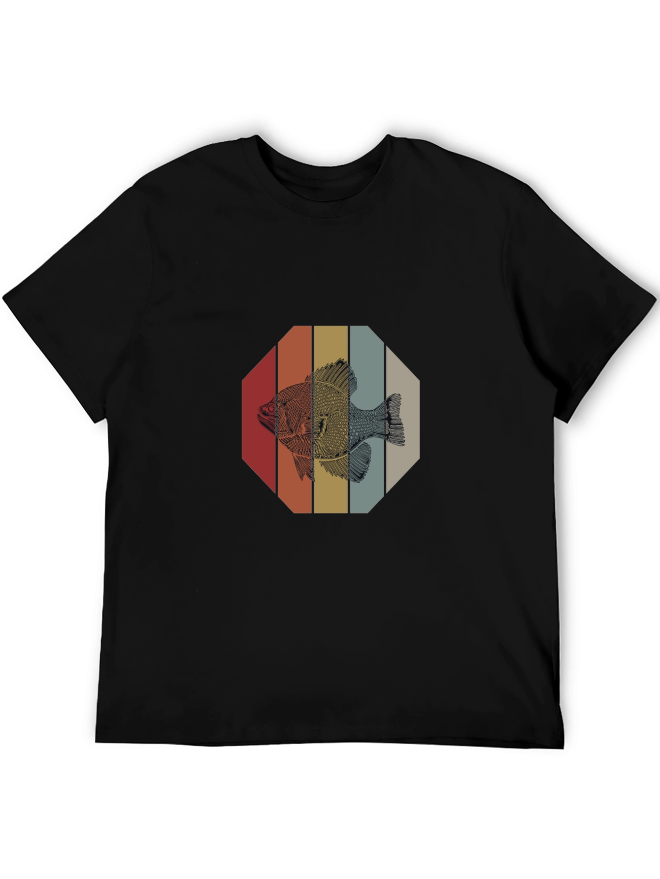 Retro Fish Graphic T-Shirt