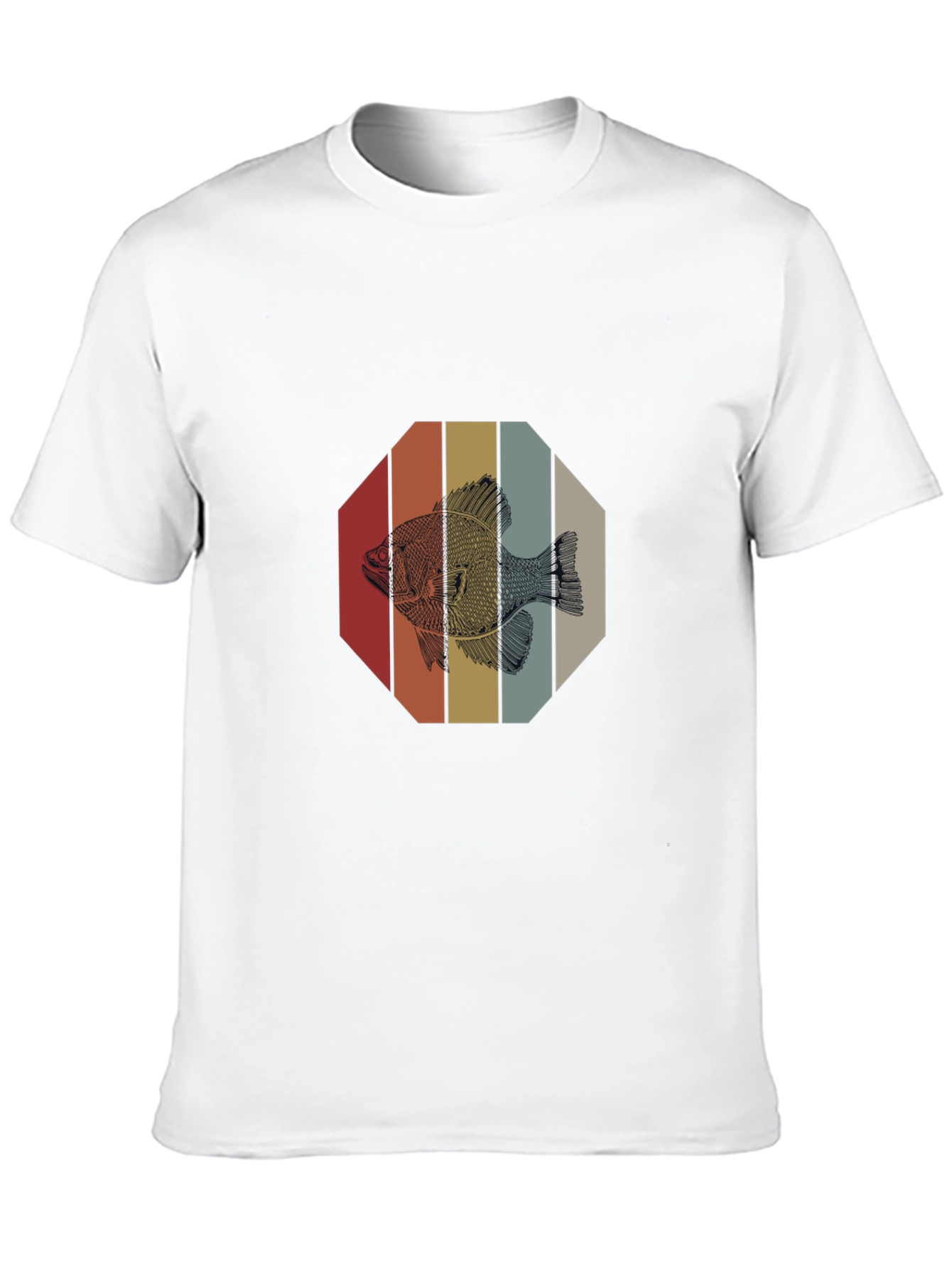 Retro Fish Graphic T-Shirt