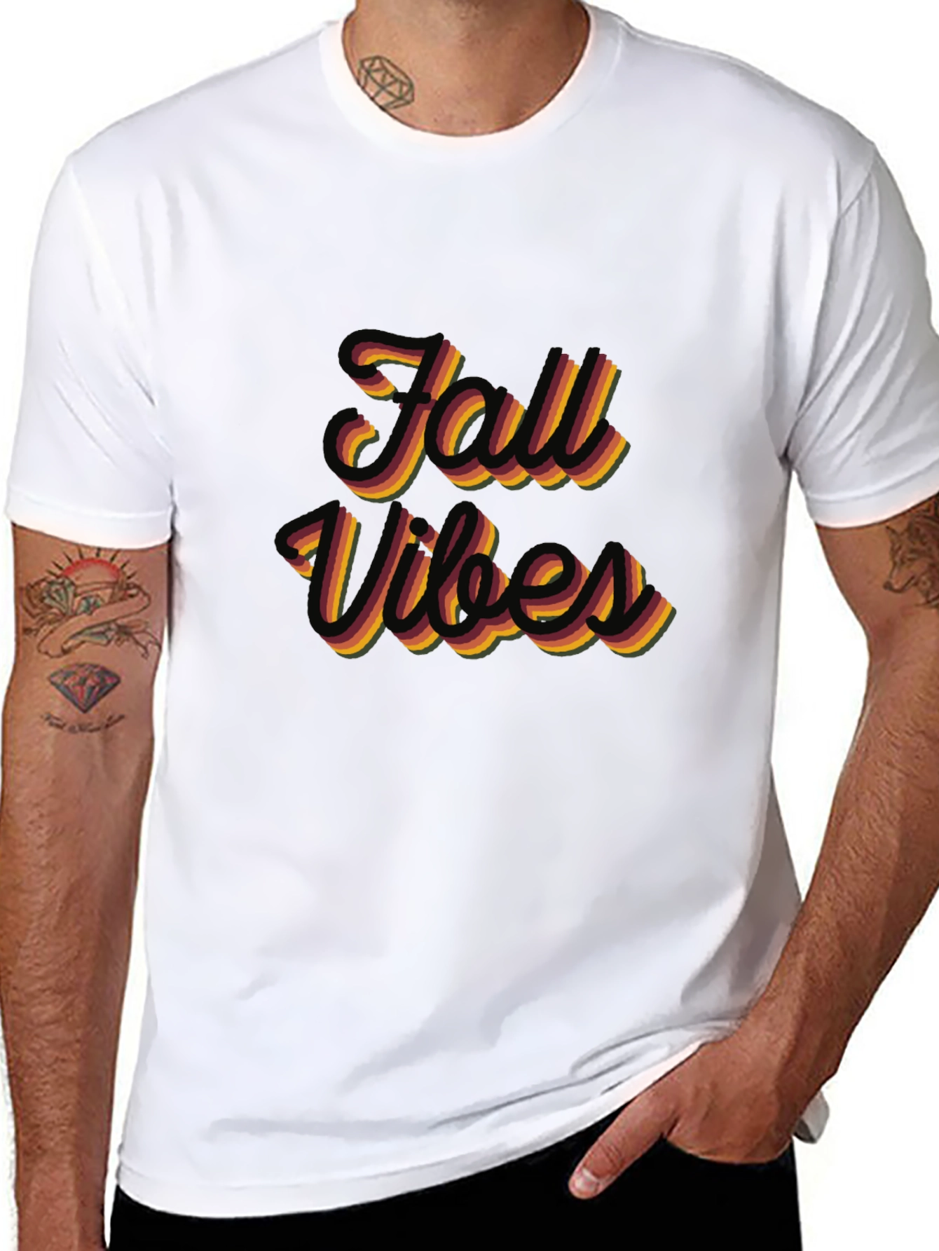 Fall Vibes Retro T-Shirt