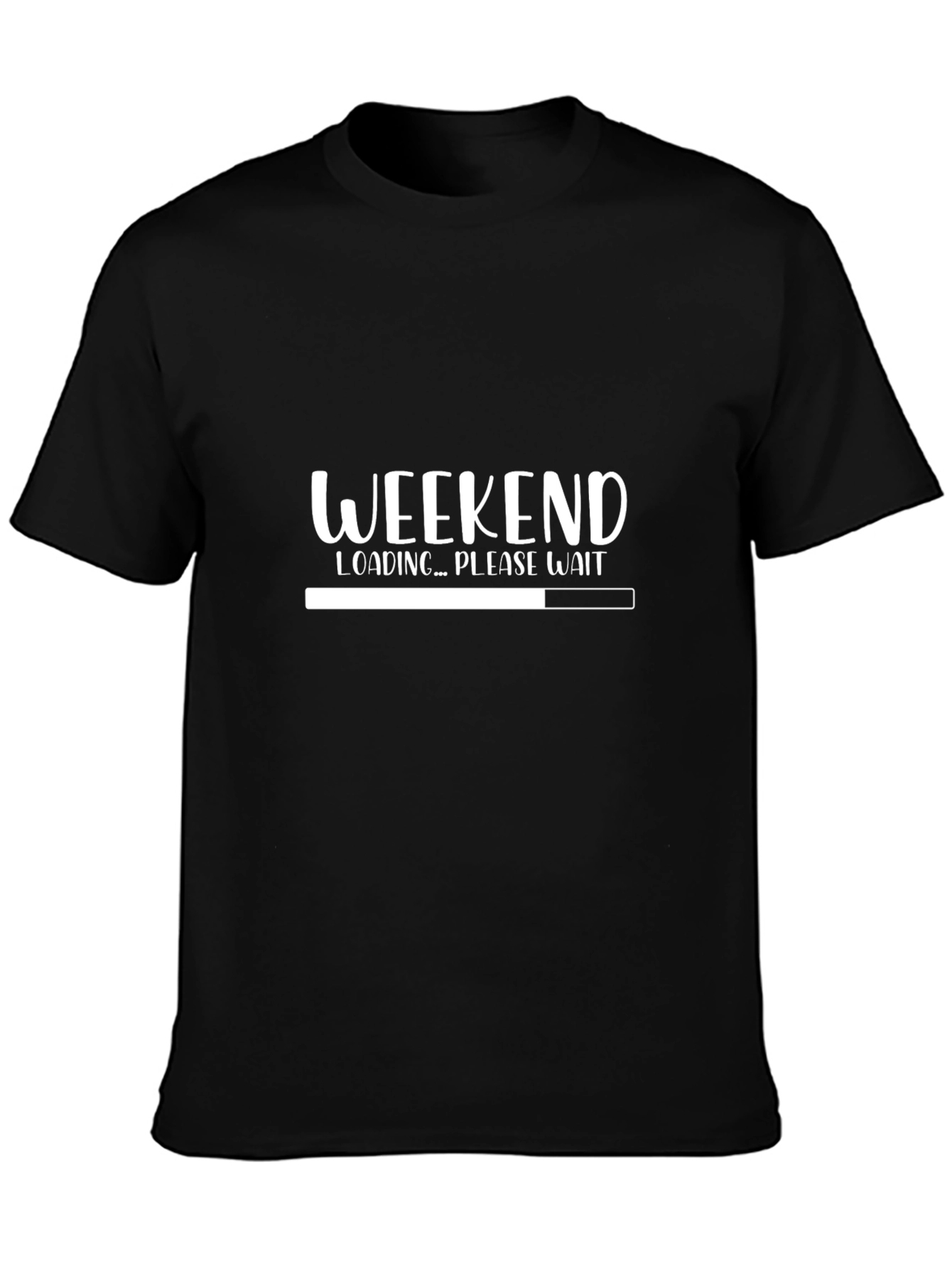 Weekend Loading T-Shirt - Comfy Black Tee