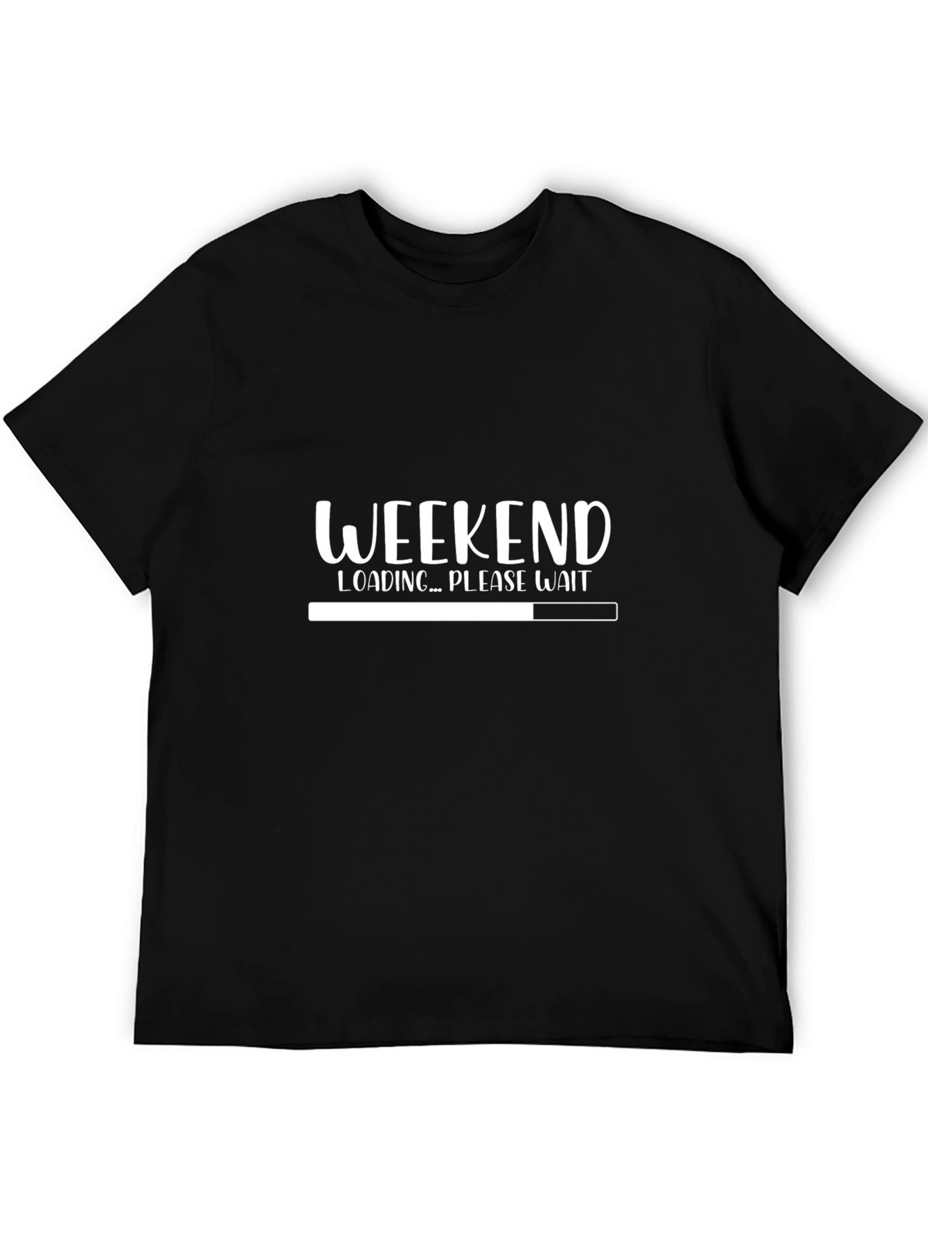 Weekend Loading T-Shirt - Comfy Black Tee