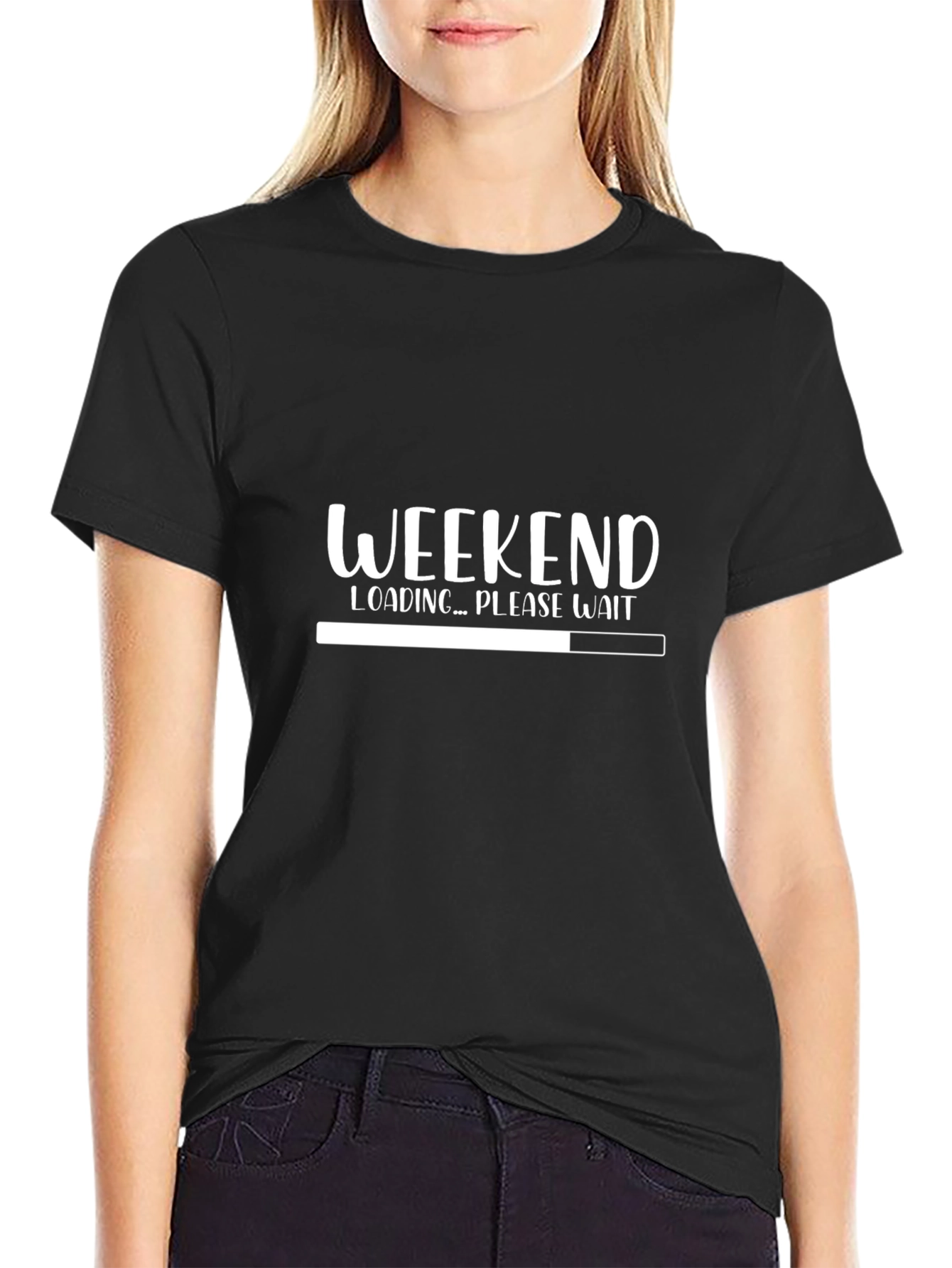 Weekend Loading T-Shirt - Comfy Black Tee