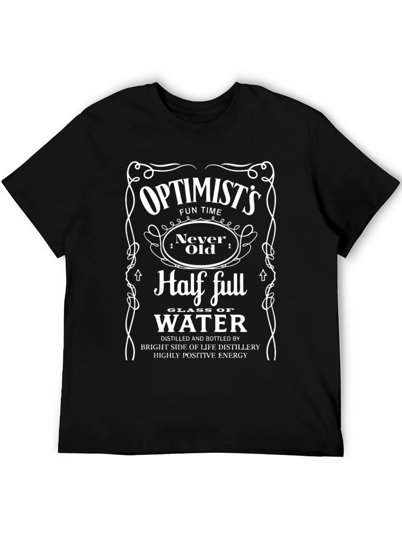 Optimists Half Full Water Glass T-Shirt