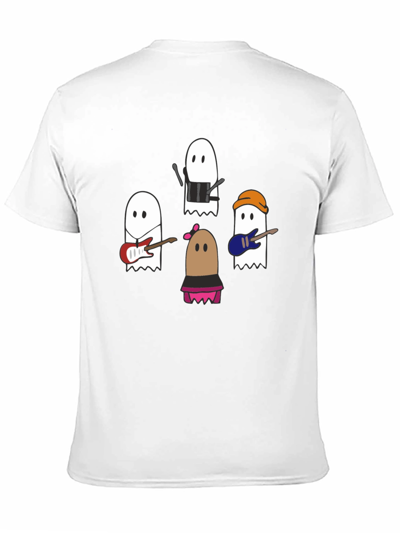 Ghost Band T-Shirt - Spooky Season Style