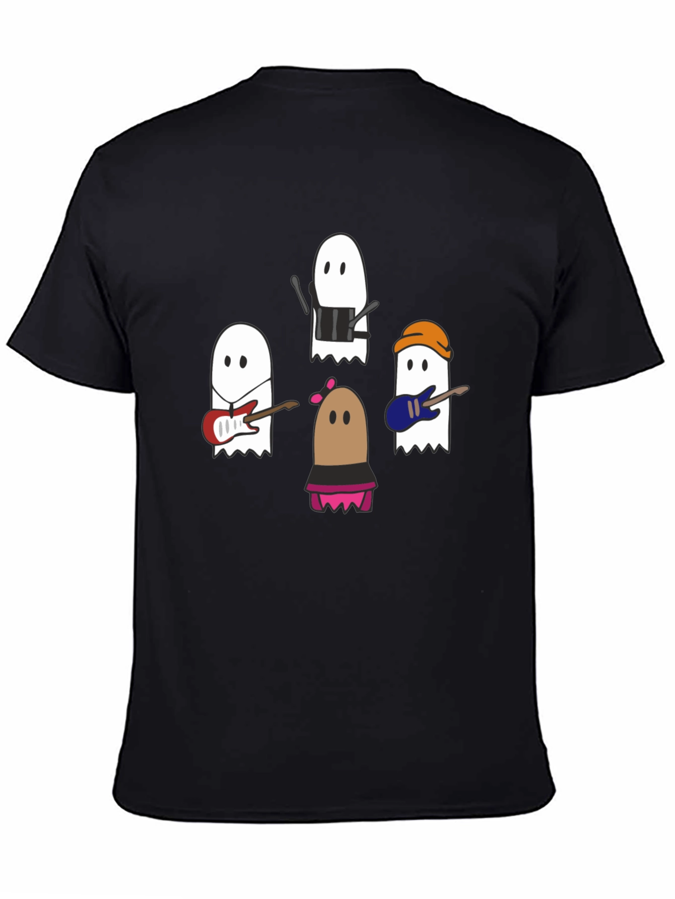 Ghost Band T-Shirt - Spooky Season Style