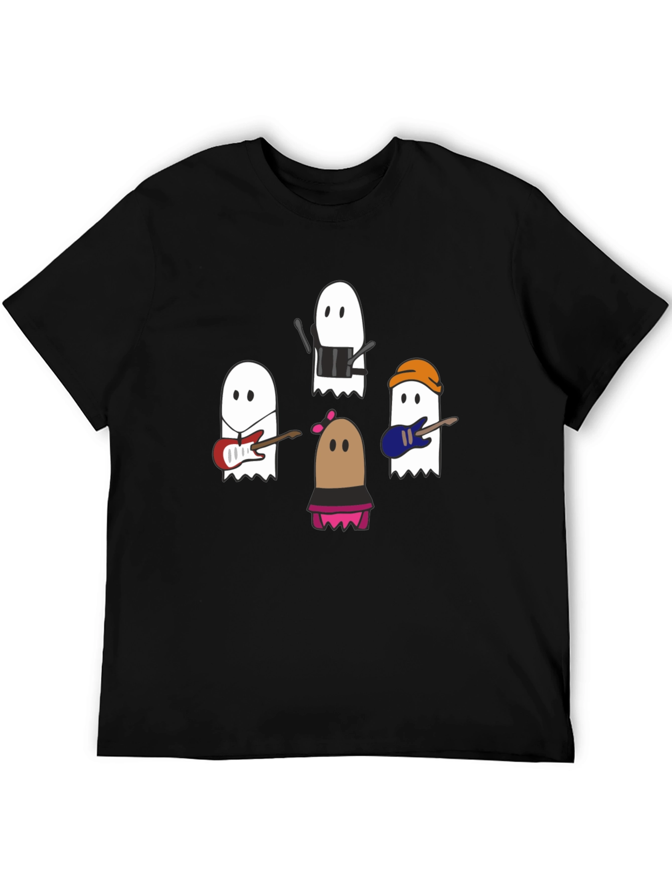 Ghost Band T-Shirt - Spooky Season Style