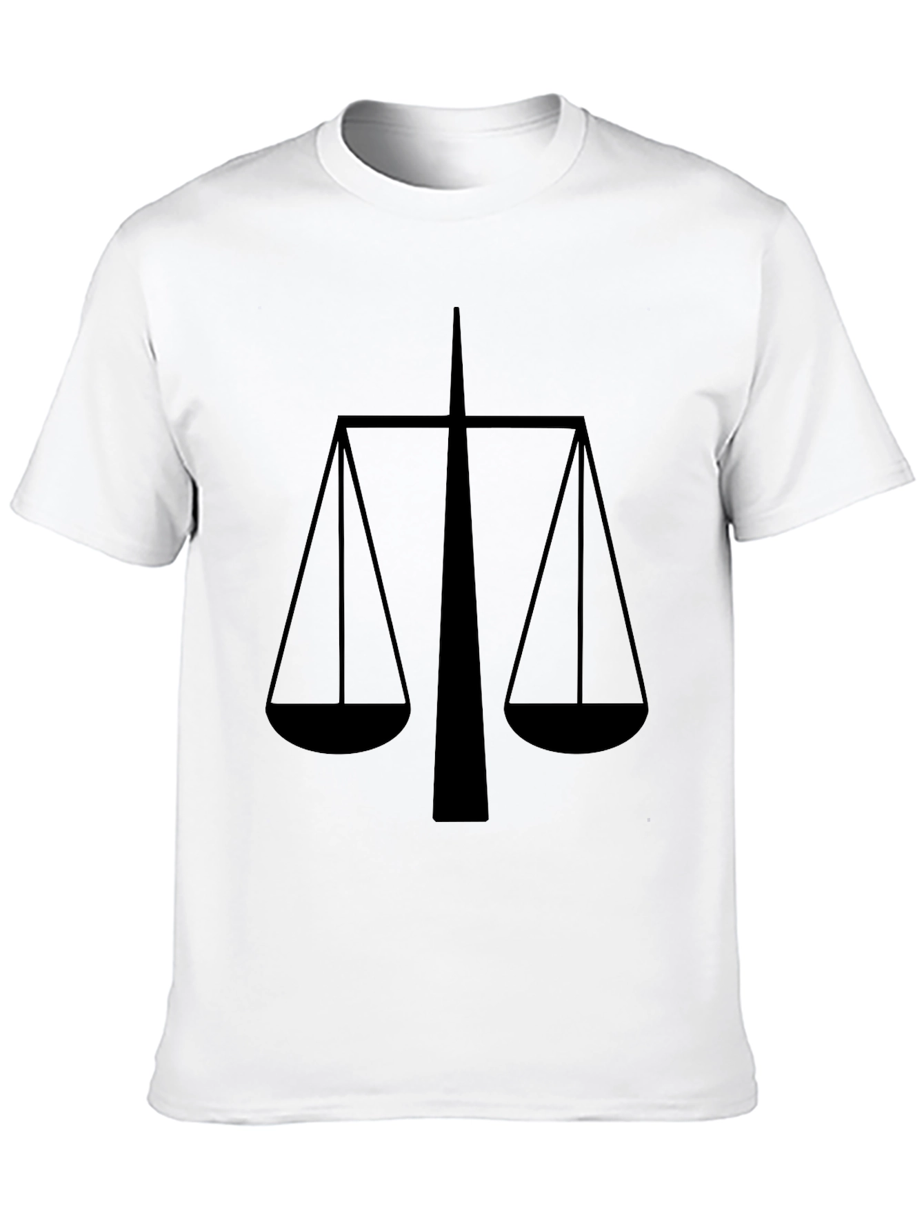 Scales of Justice Graphic Tee - Black