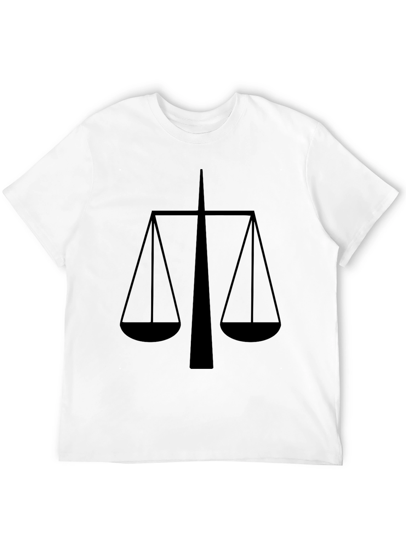 Scales of Justice Graphic Tee - Black