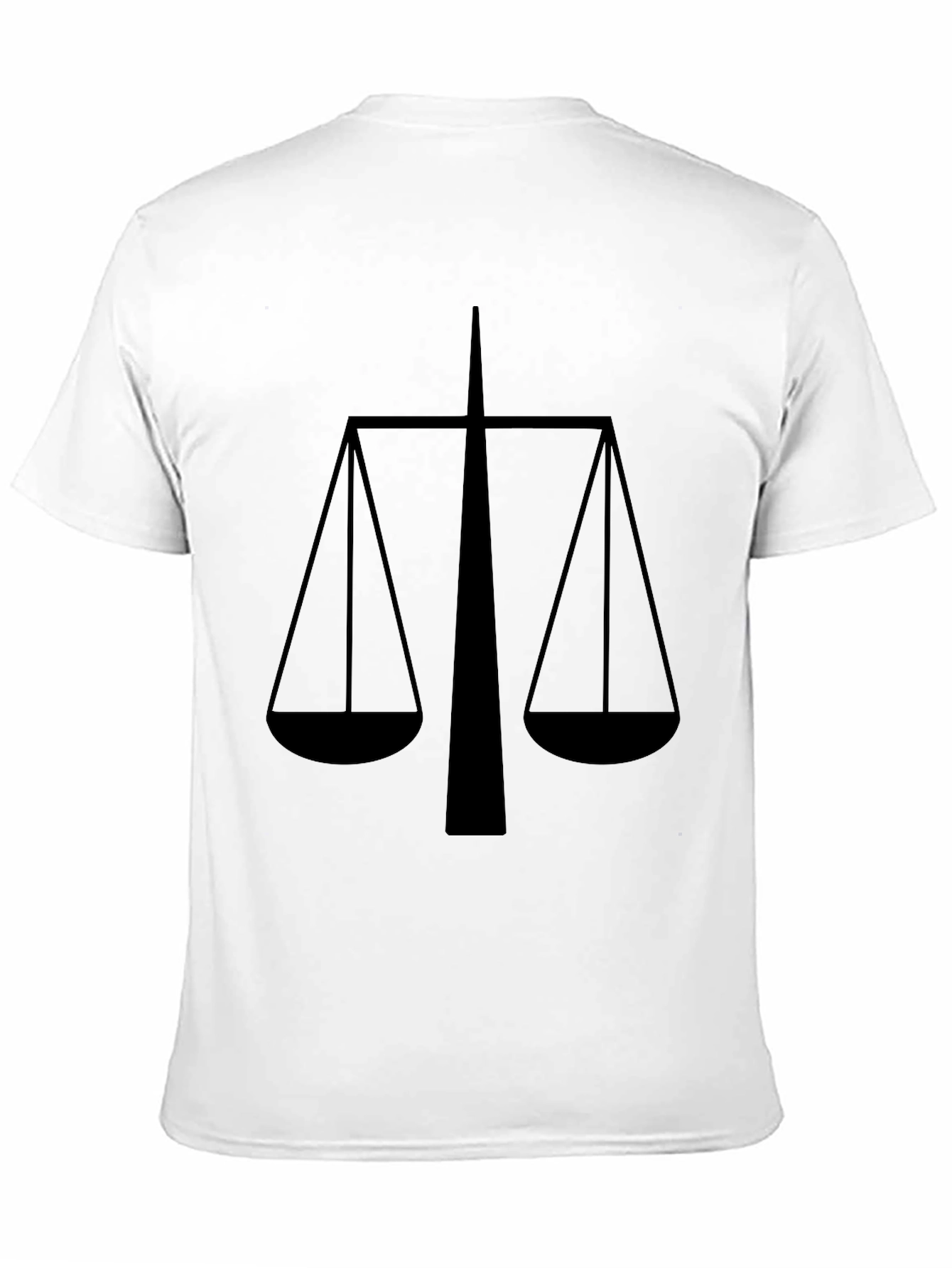 Scales of Justice Graphic Tee - Black