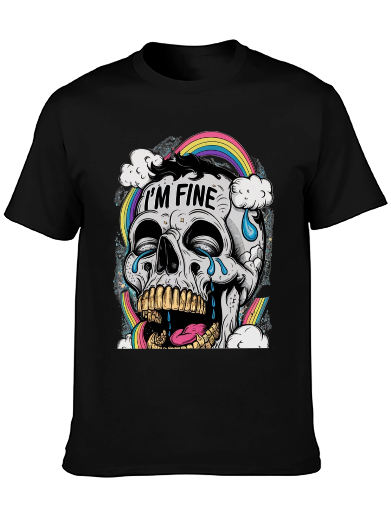 Im Fine Skull Graphic Tee