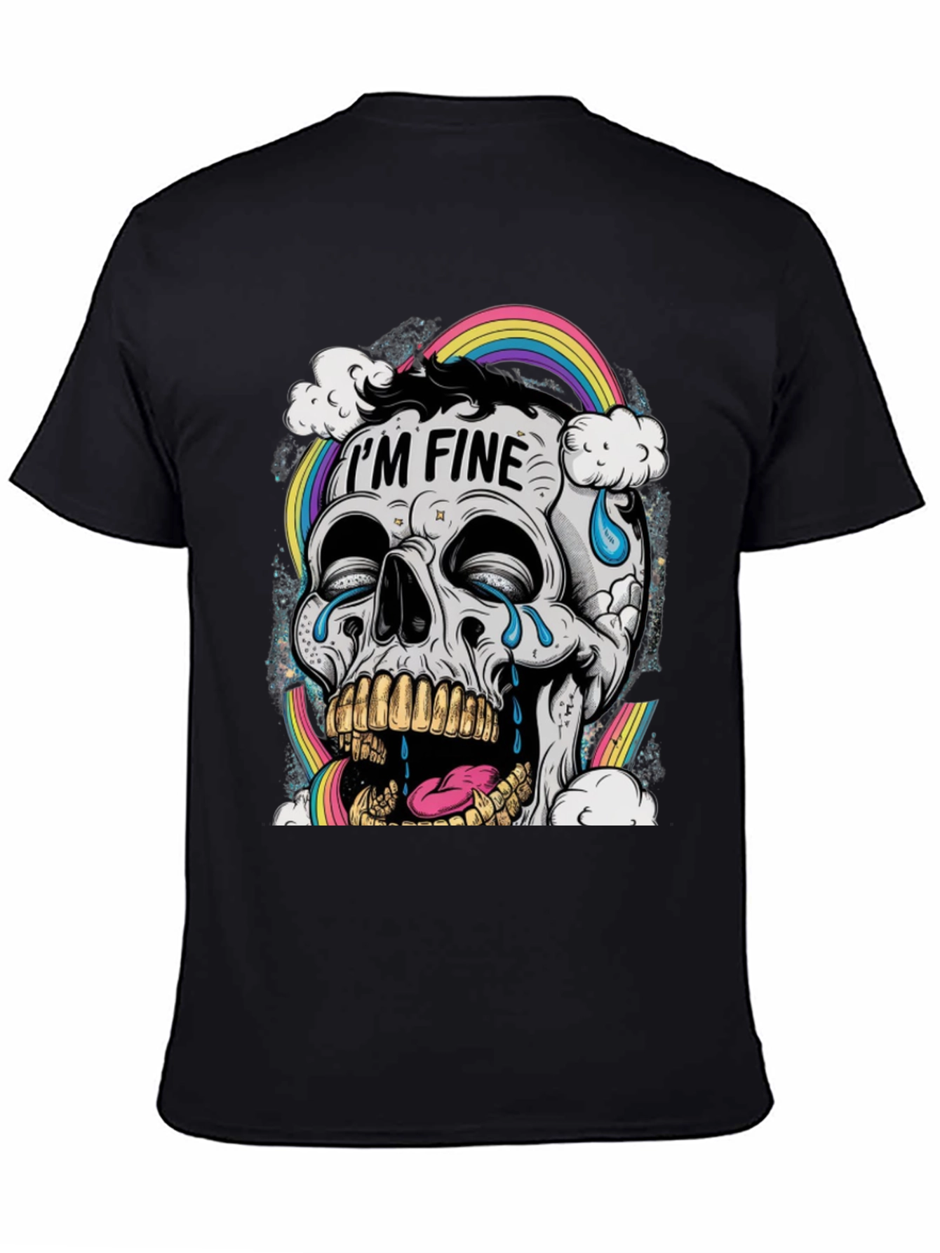 Im Fine Skull Graphic Tee