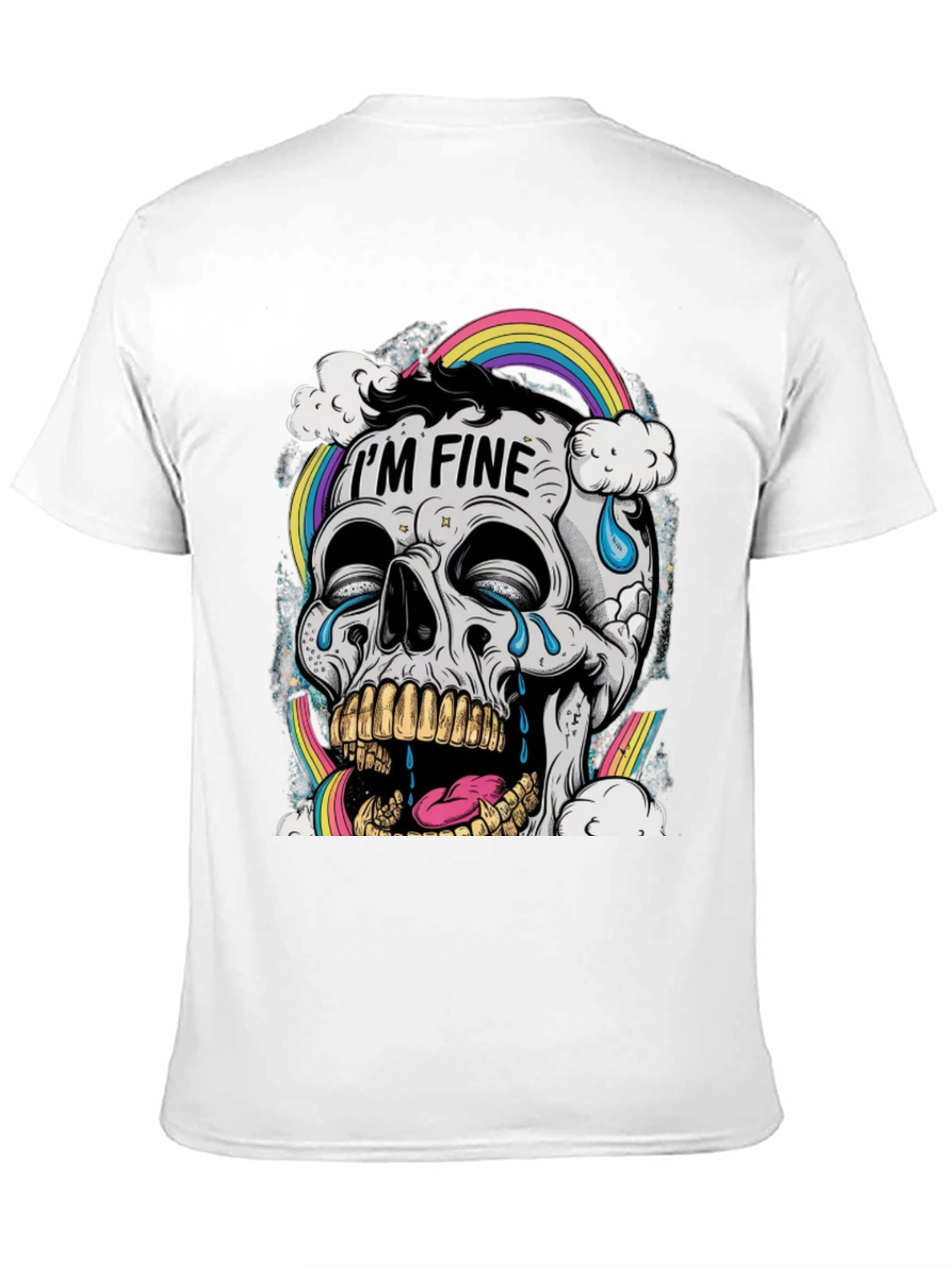 Im Fine Skull Graphic Tee