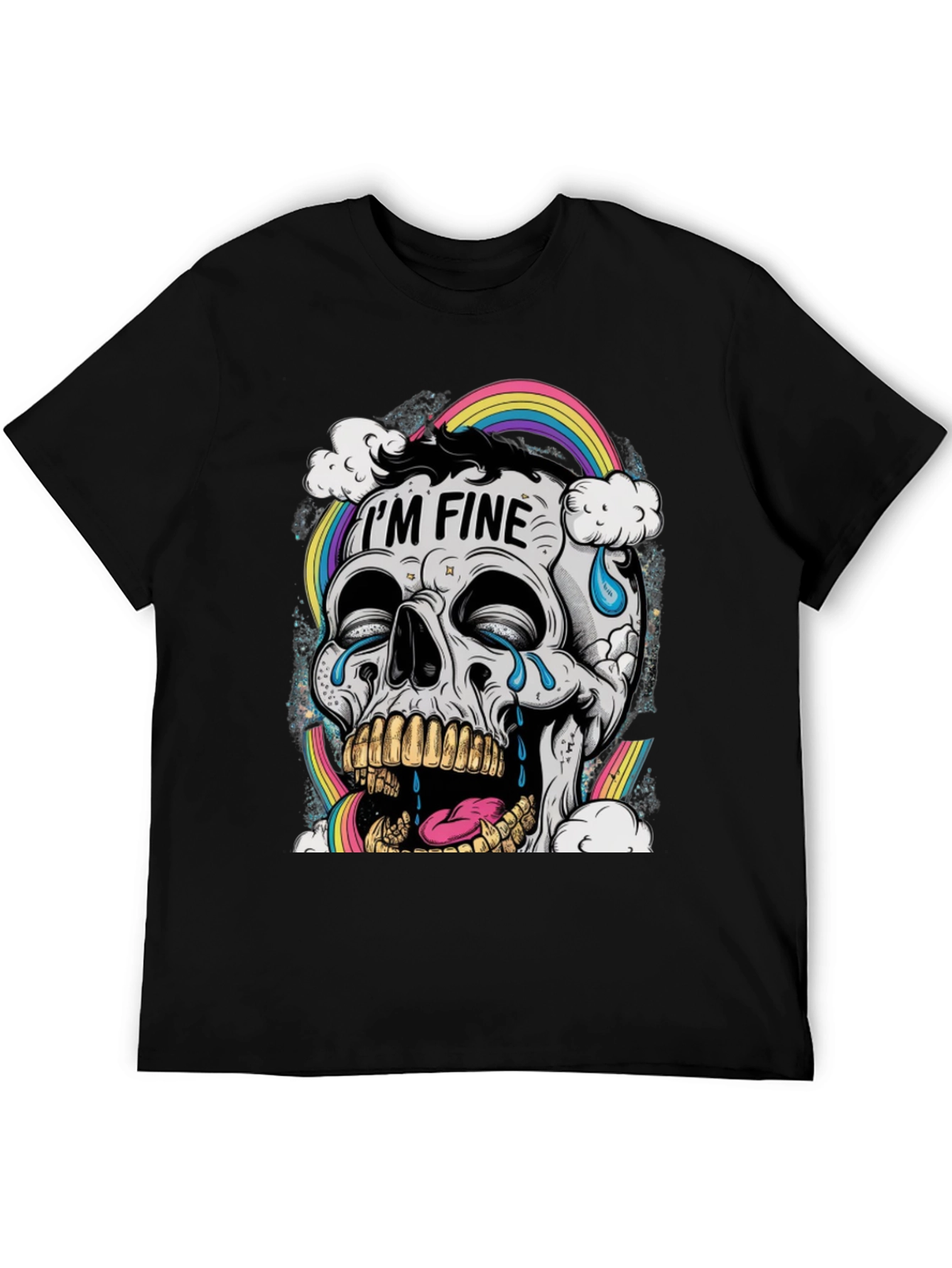Im Fine Skull Graphic Tee