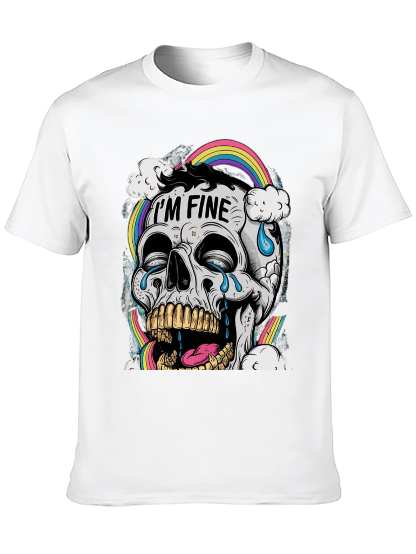 Im Fine Skull Graphic Tee