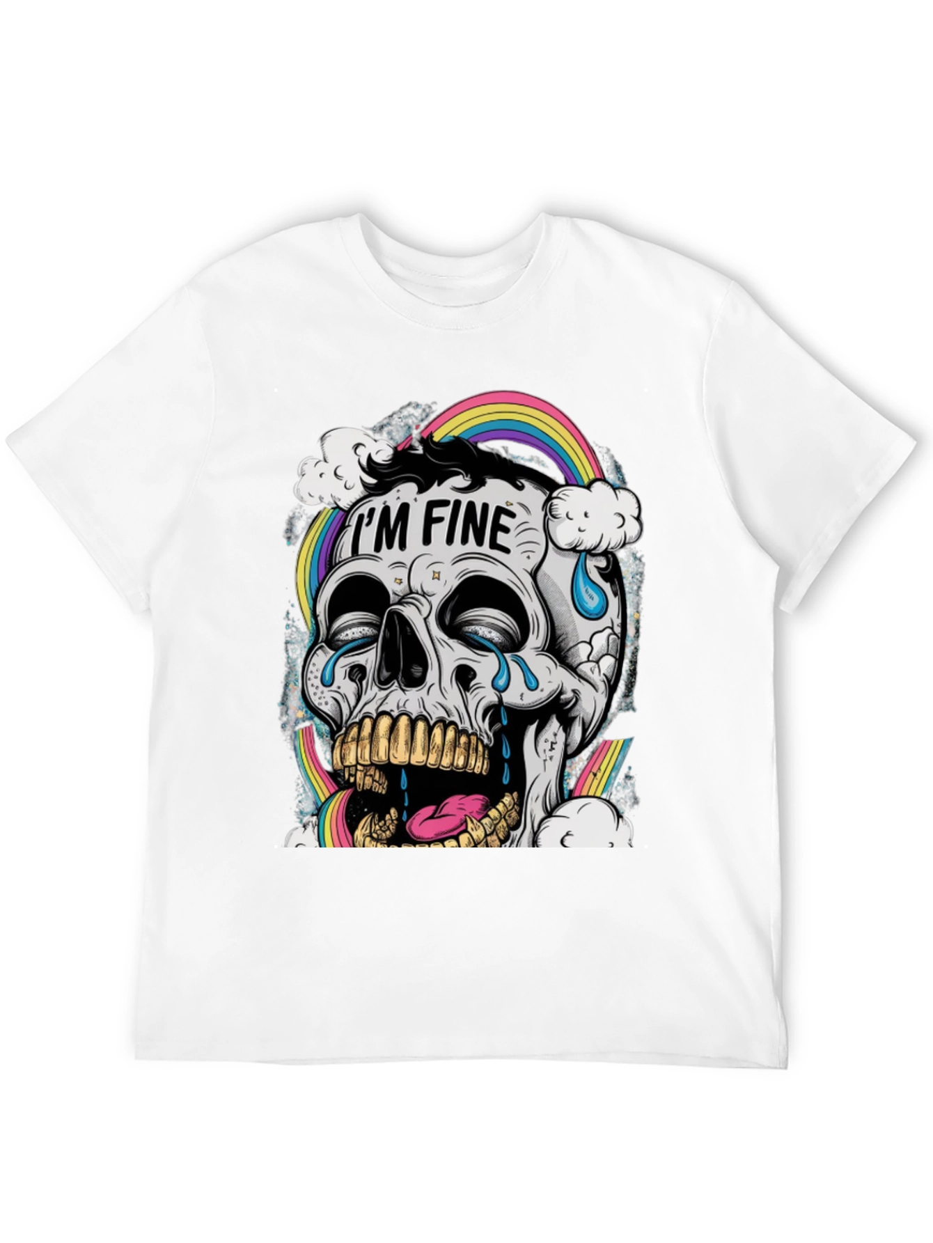 Im Fine Skull Graphic Tee