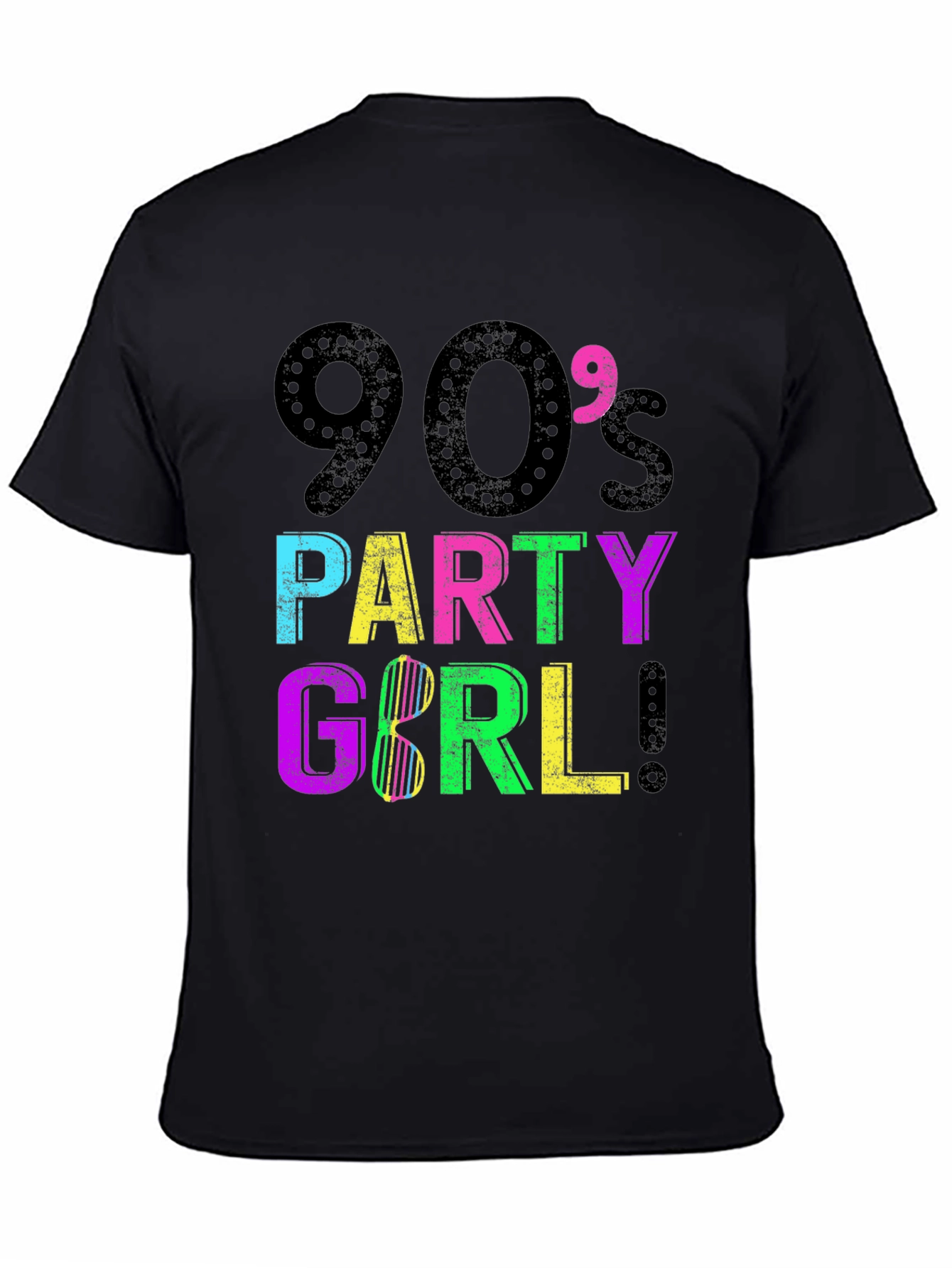 90s Party Girl Graphic Tee - Retro Style!