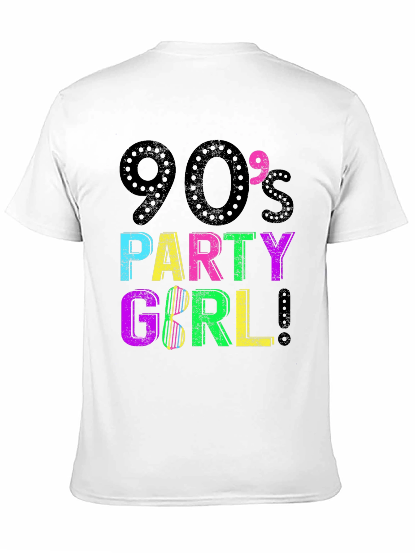 90s Party Girl Graphic Tee - Retro Style!