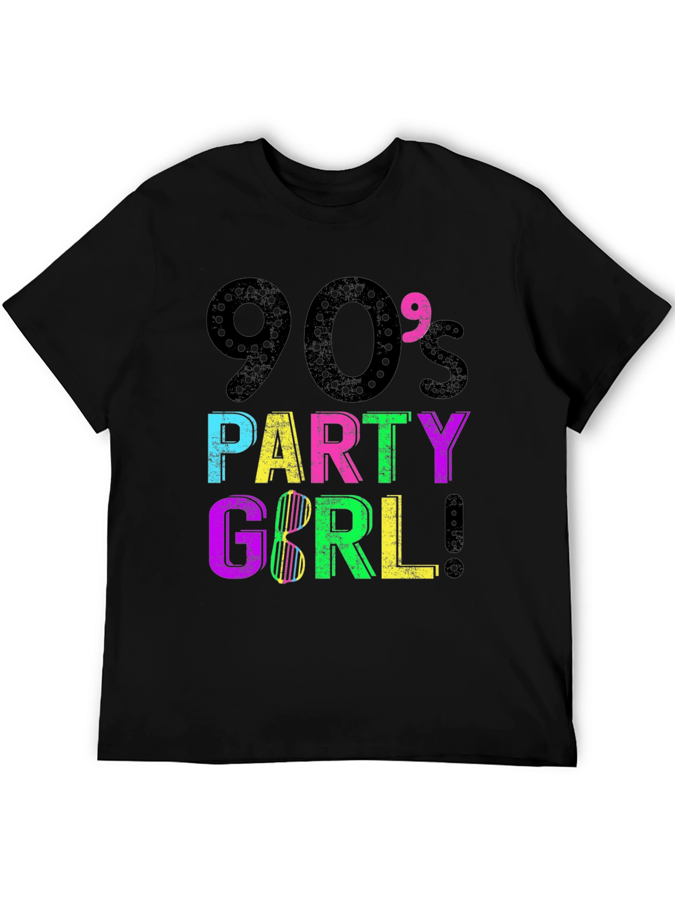 90s Party Girl Graphic Tee - Retro Style!