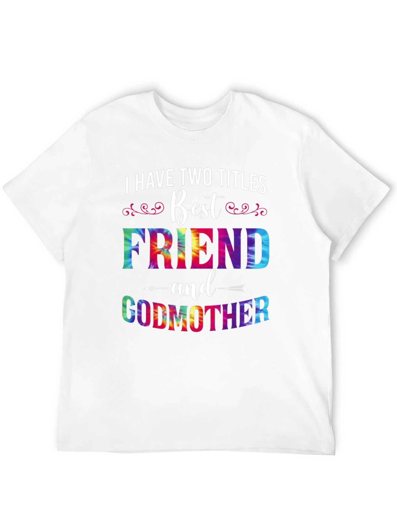 Best Friend Godmother Tie-Dye Graphic T-Shirt