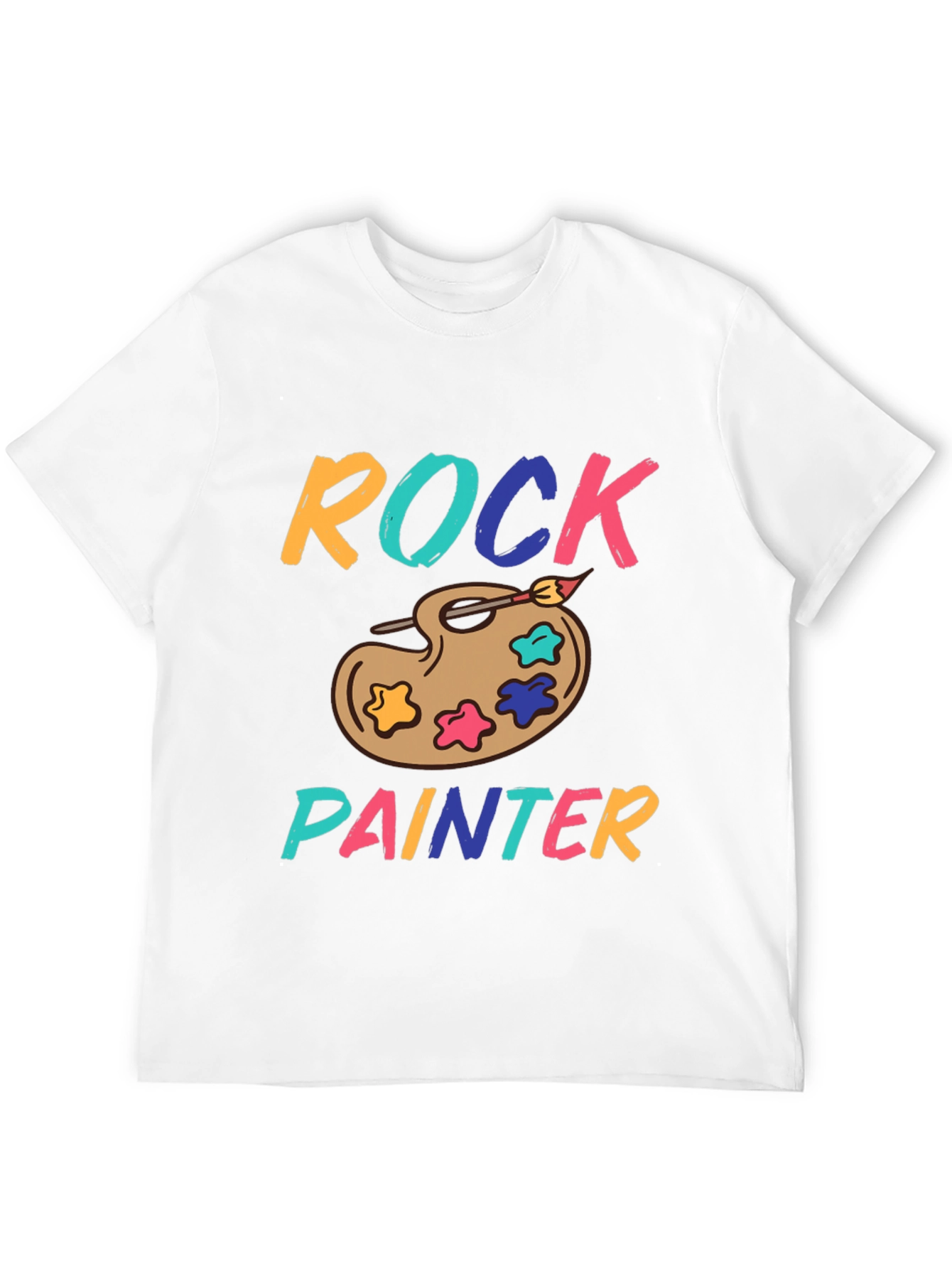 Rock Painter T-Shirt - Artistic Palette Design