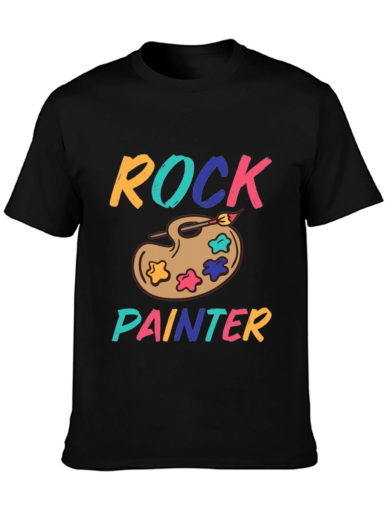 Rock Painter T-Shirt - Artistic Palette Design