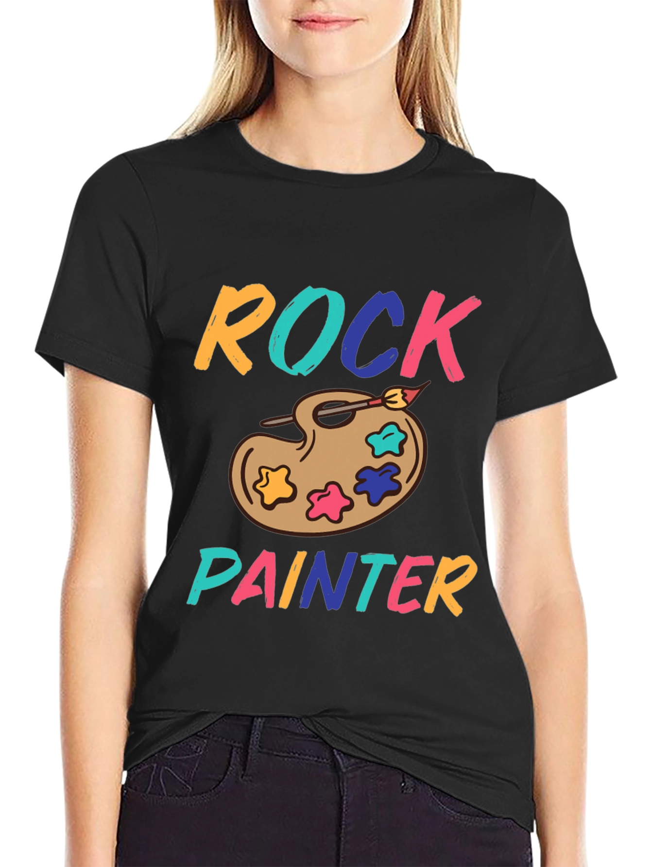 Rock Painter T-Shirt - Artistic Palette Design