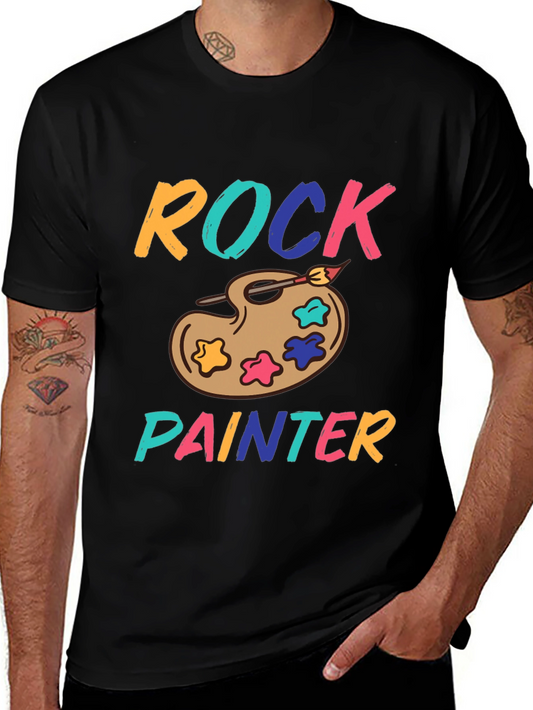 Rock Painter T-Shirt - Artistic Palette Design