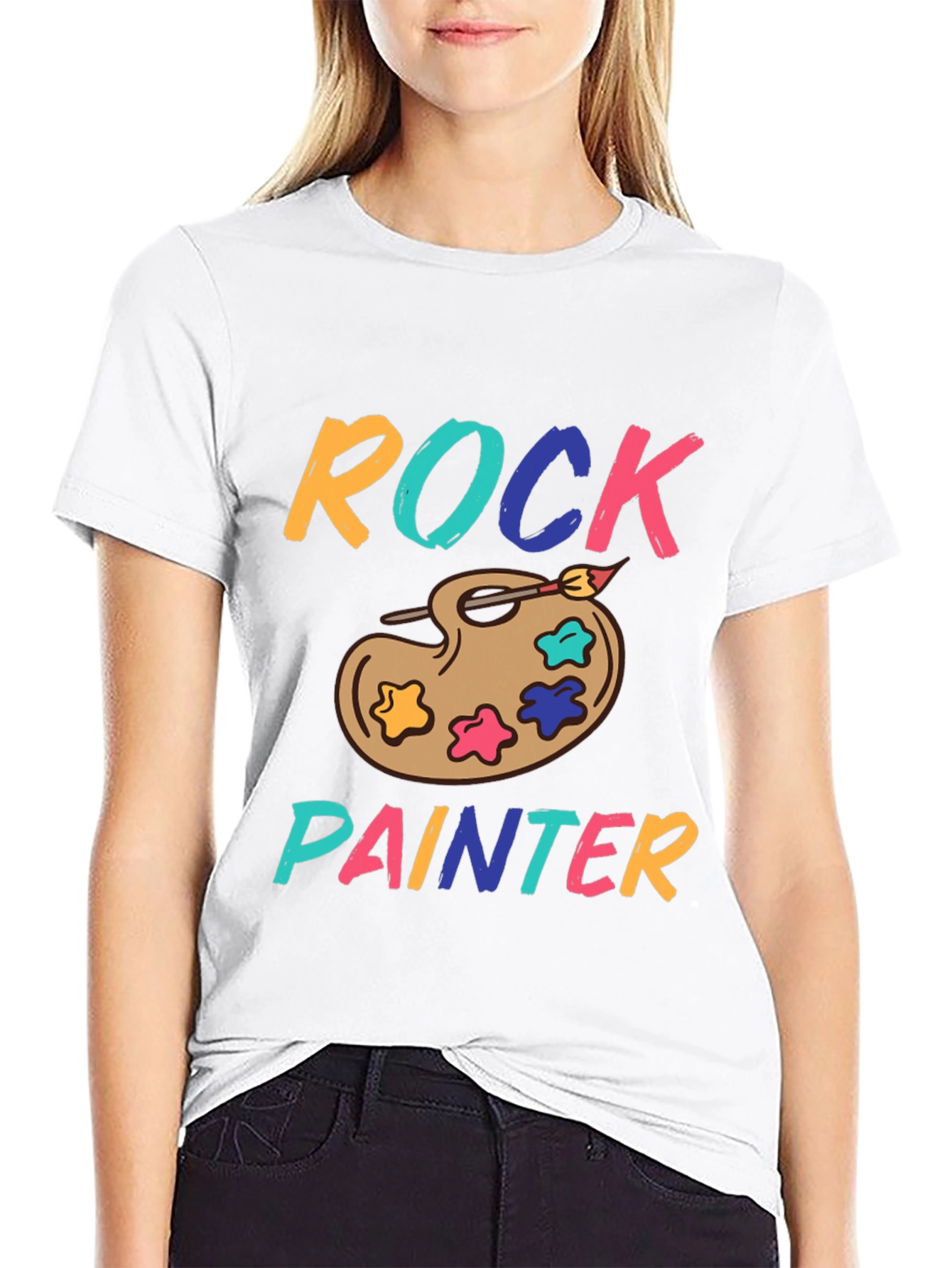 Rock Painter T-Shirt - Artistic Palette Design