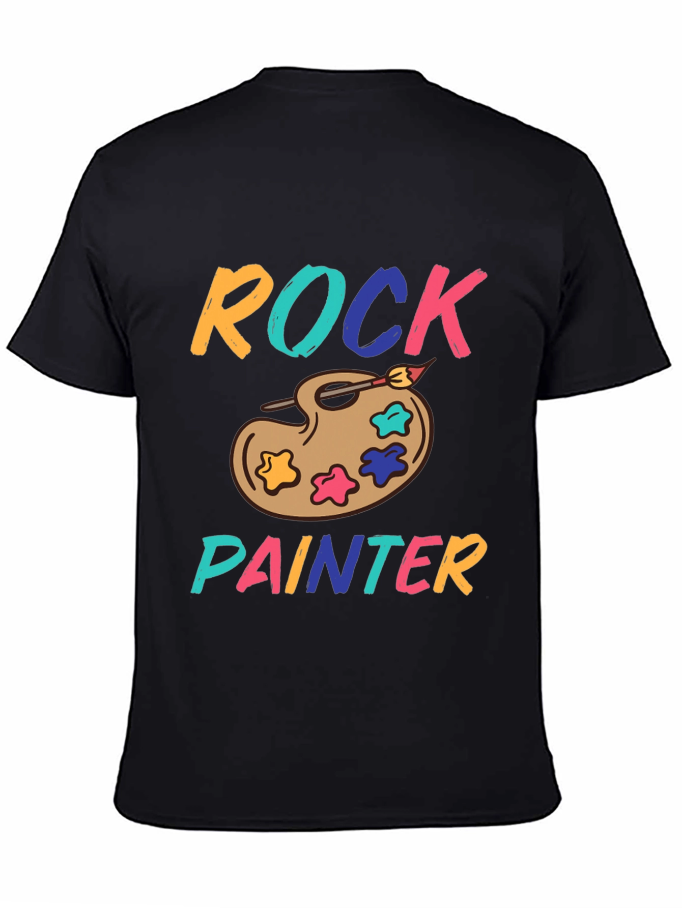 Rock Painter T-Shirt - Artistic Palette Design