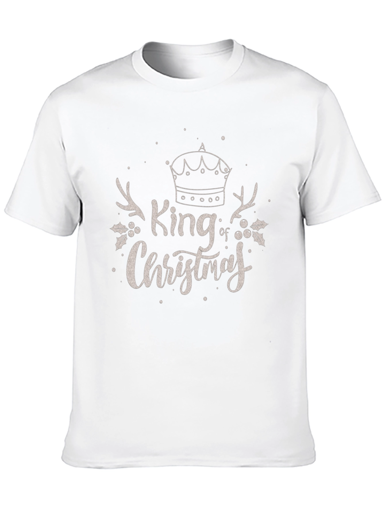 King of Christmas Graphic T-Shirt Holiday Tee