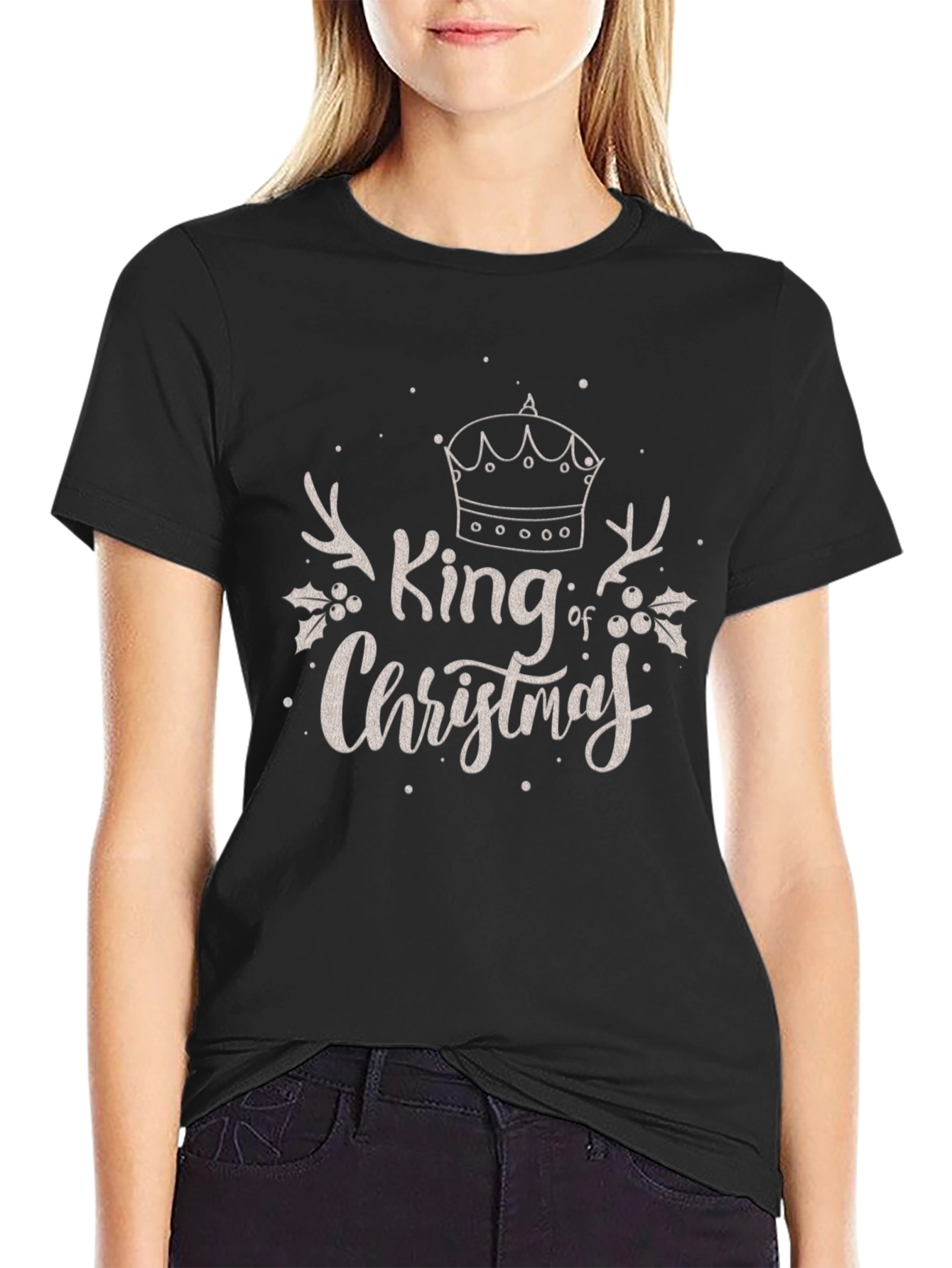 King of Christmas Graphic T-Shirt Holiday Tee