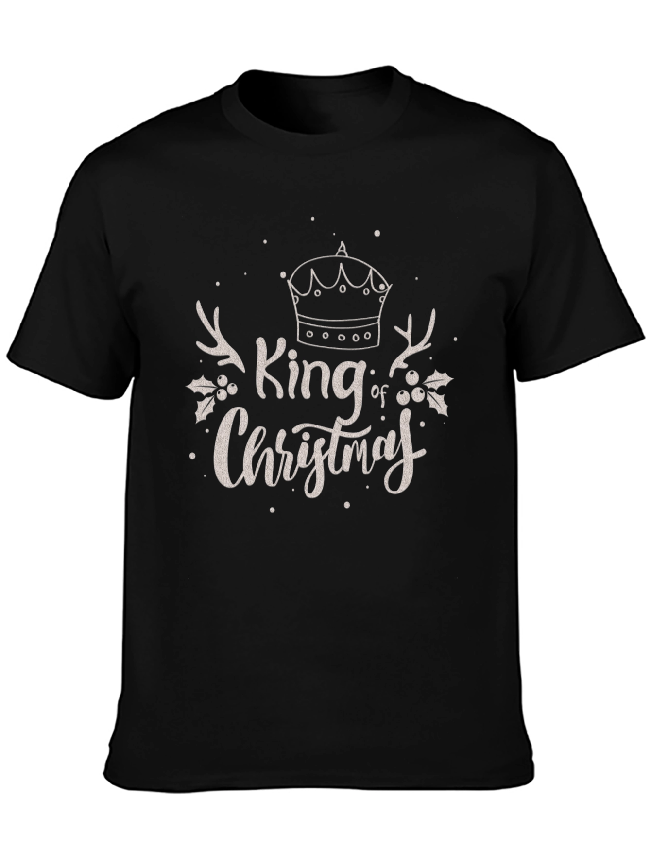 King of Christmas Graphic T-Shirt Holiday Tee