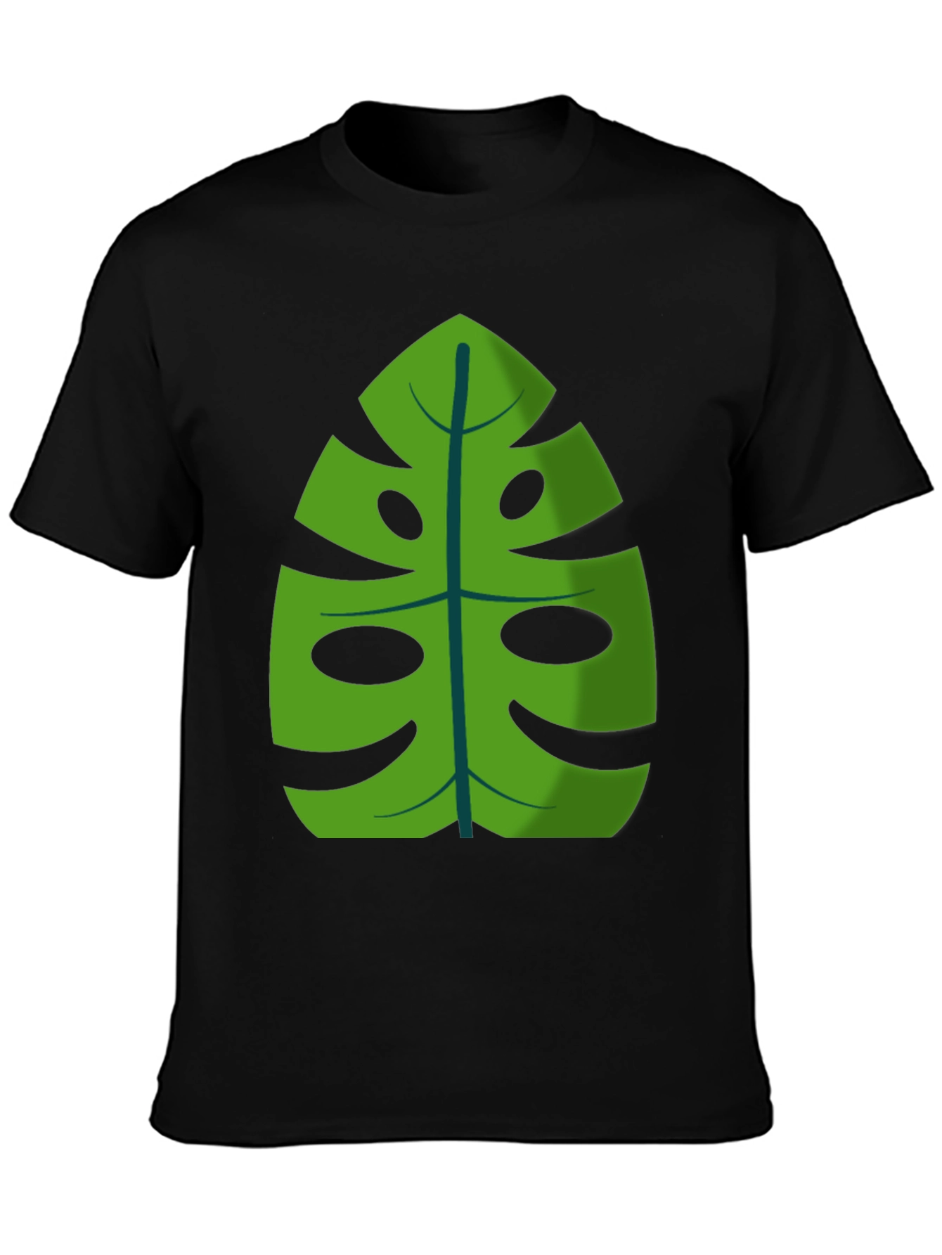 Tropical Monstera Leaf Graphic Tee