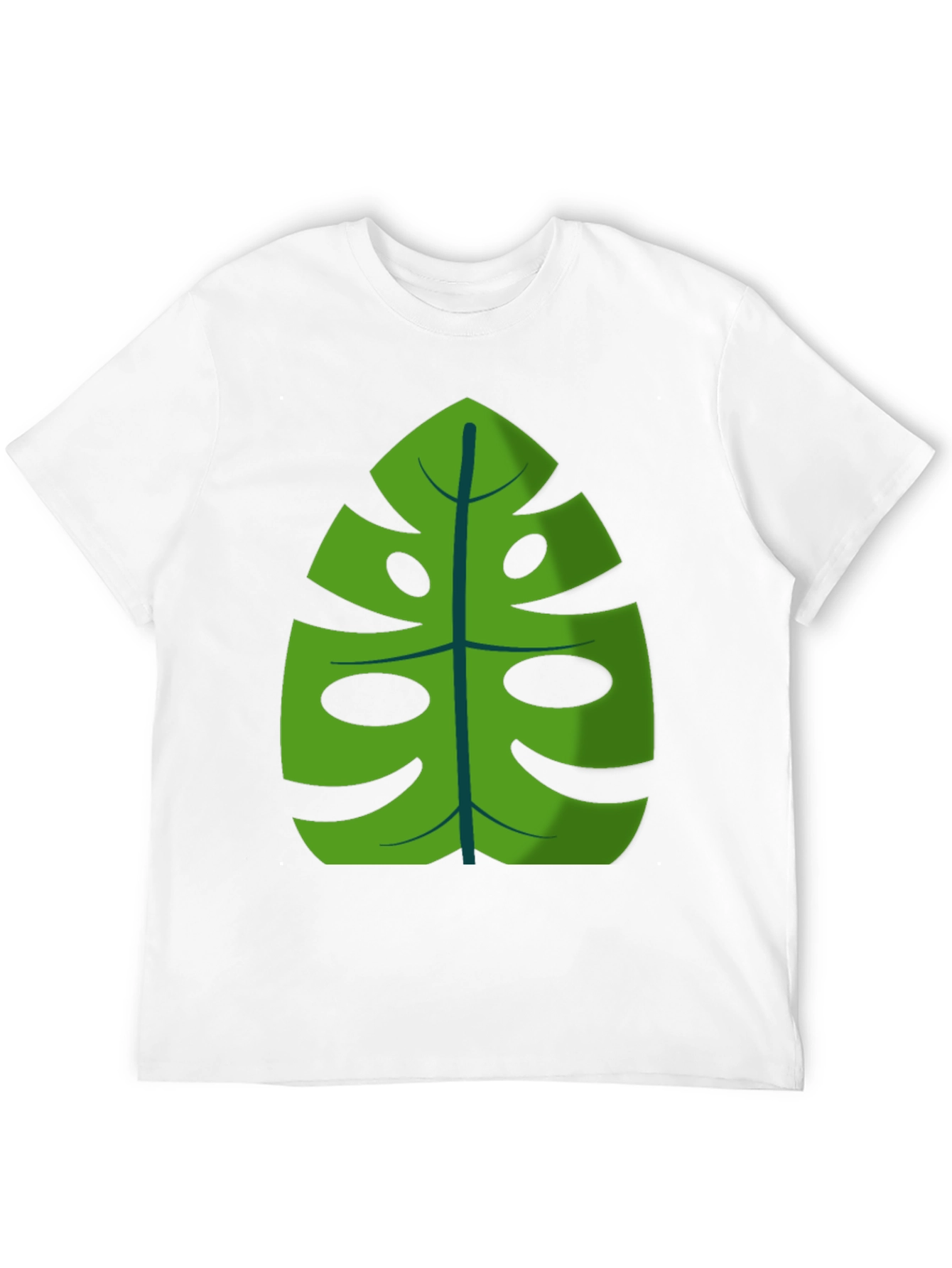 Tropical Monstera Leaf Graphic Tee