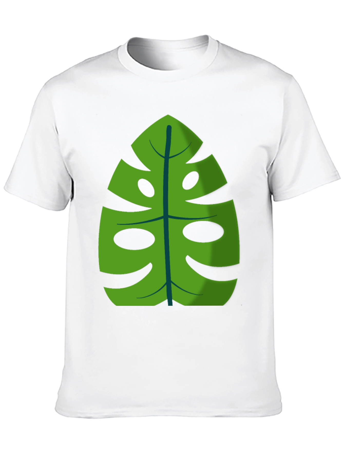 Tropical Monstera Leaf Graphic Tee