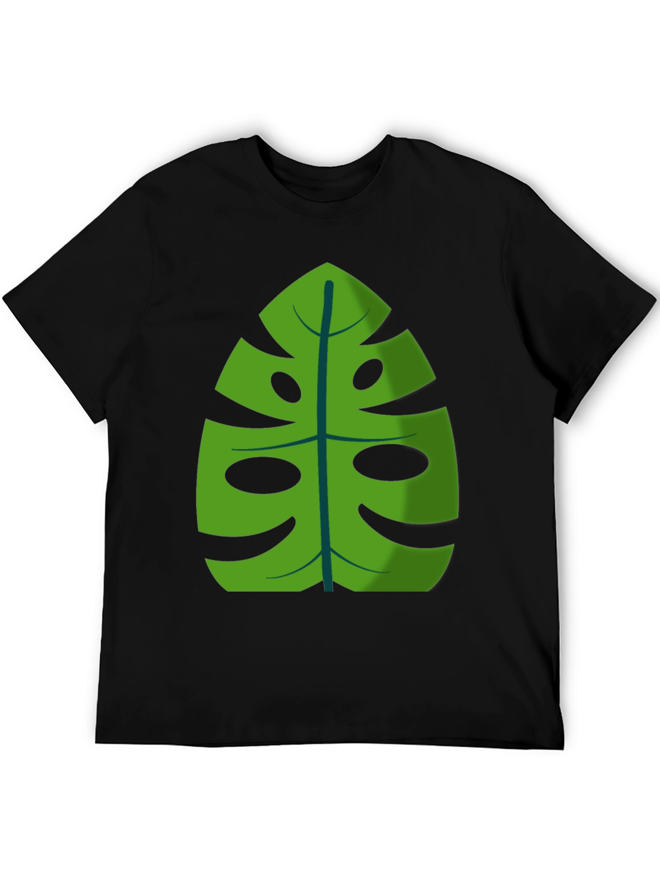 Tropical Monstera Leaf Graphic Tee
