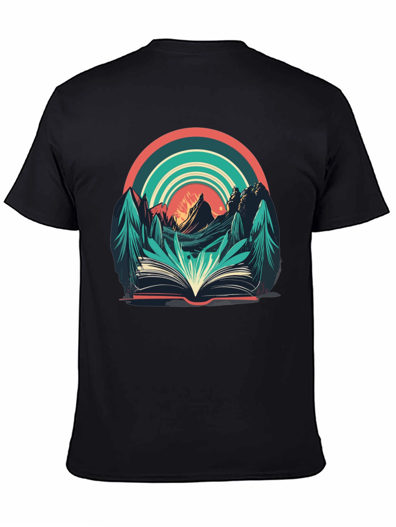 Nature Book Tee: Adventure Reading Shirt
