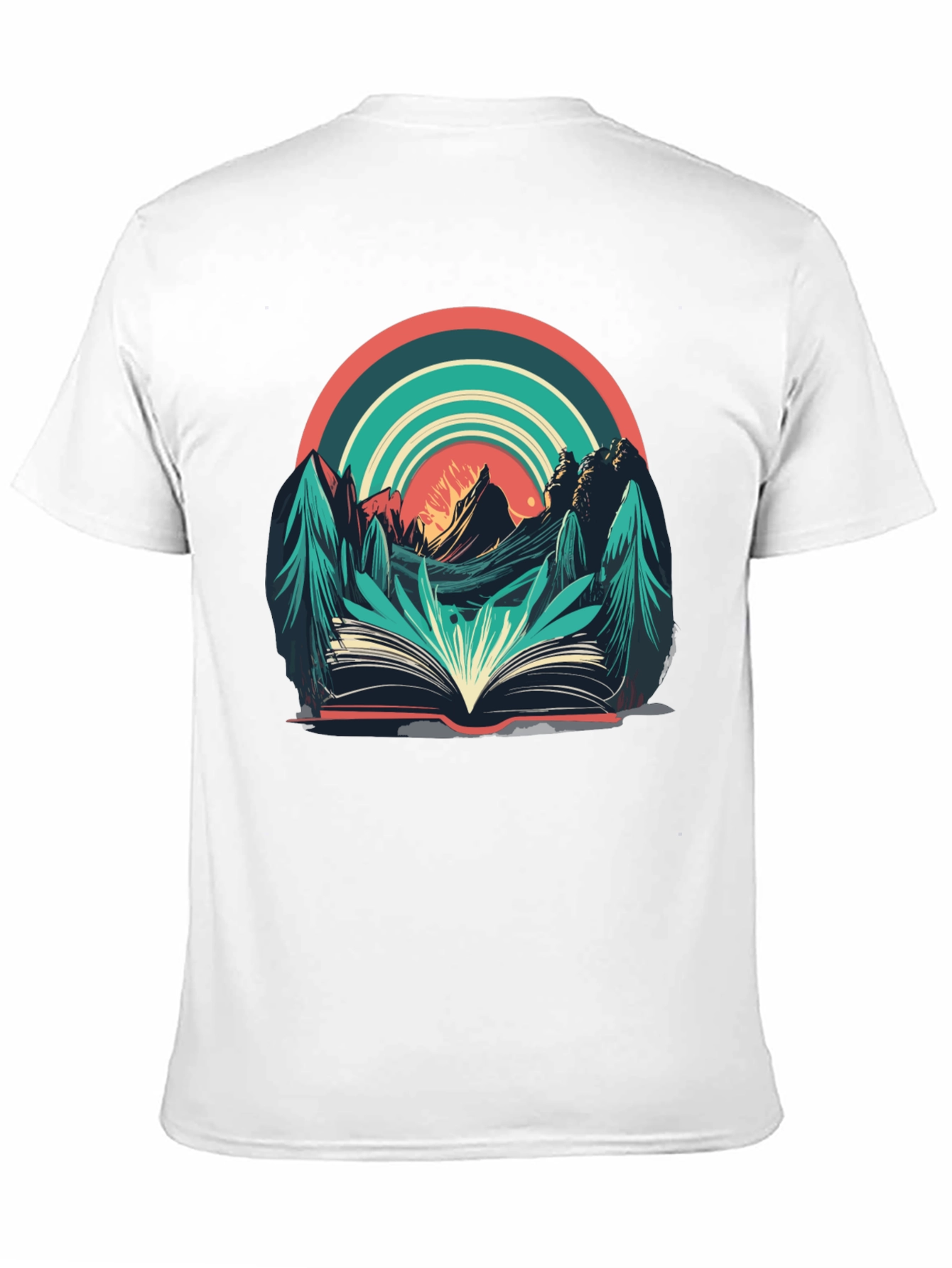Nature Book Tee: Adventure Reading Shirt