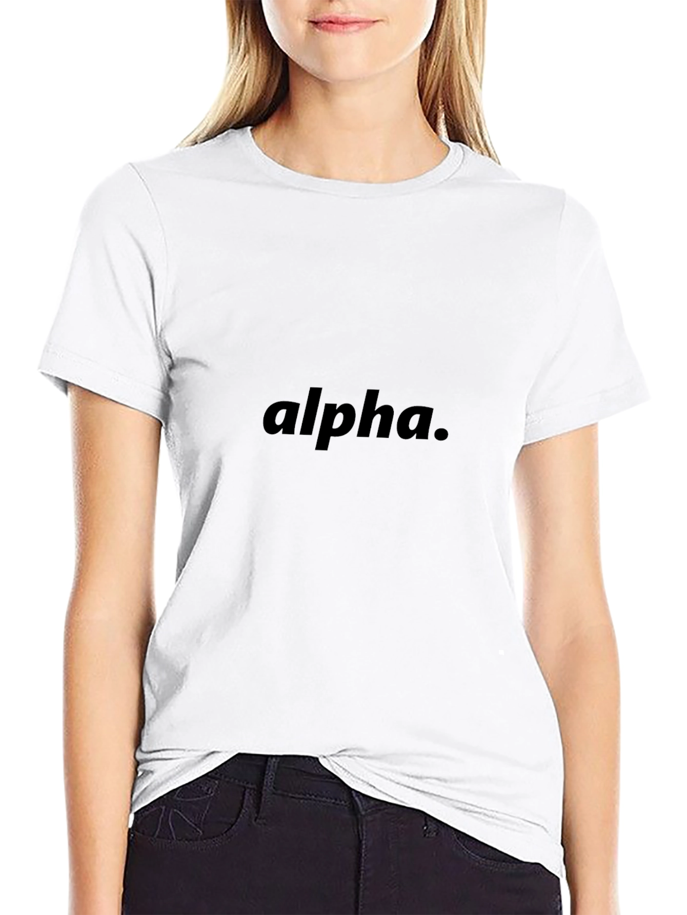 Alpha Graphic Black T-Shirt